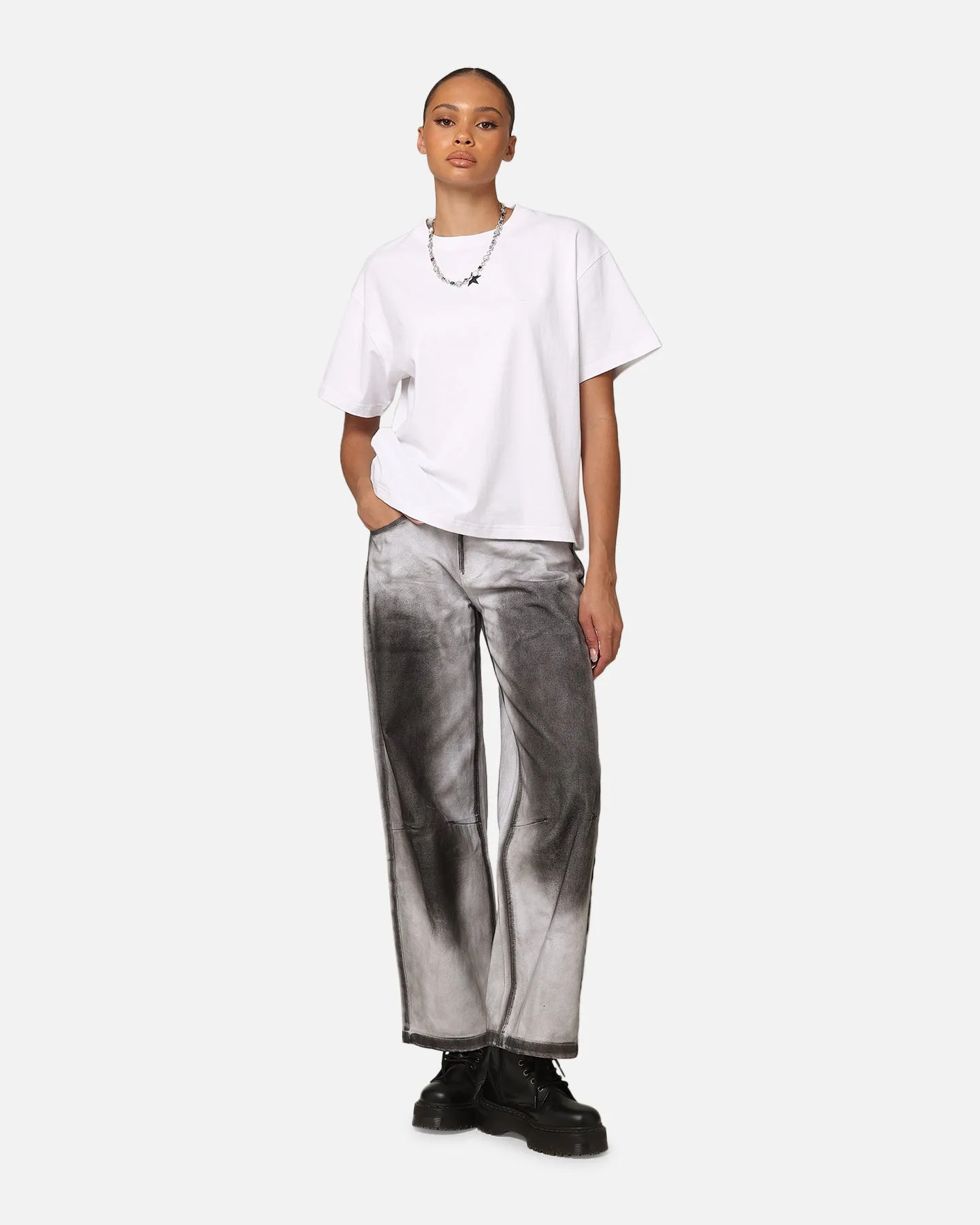 Saint Morta Flux Amplus Jeans White/Black sold by Culture Kings product image thumbnail 2