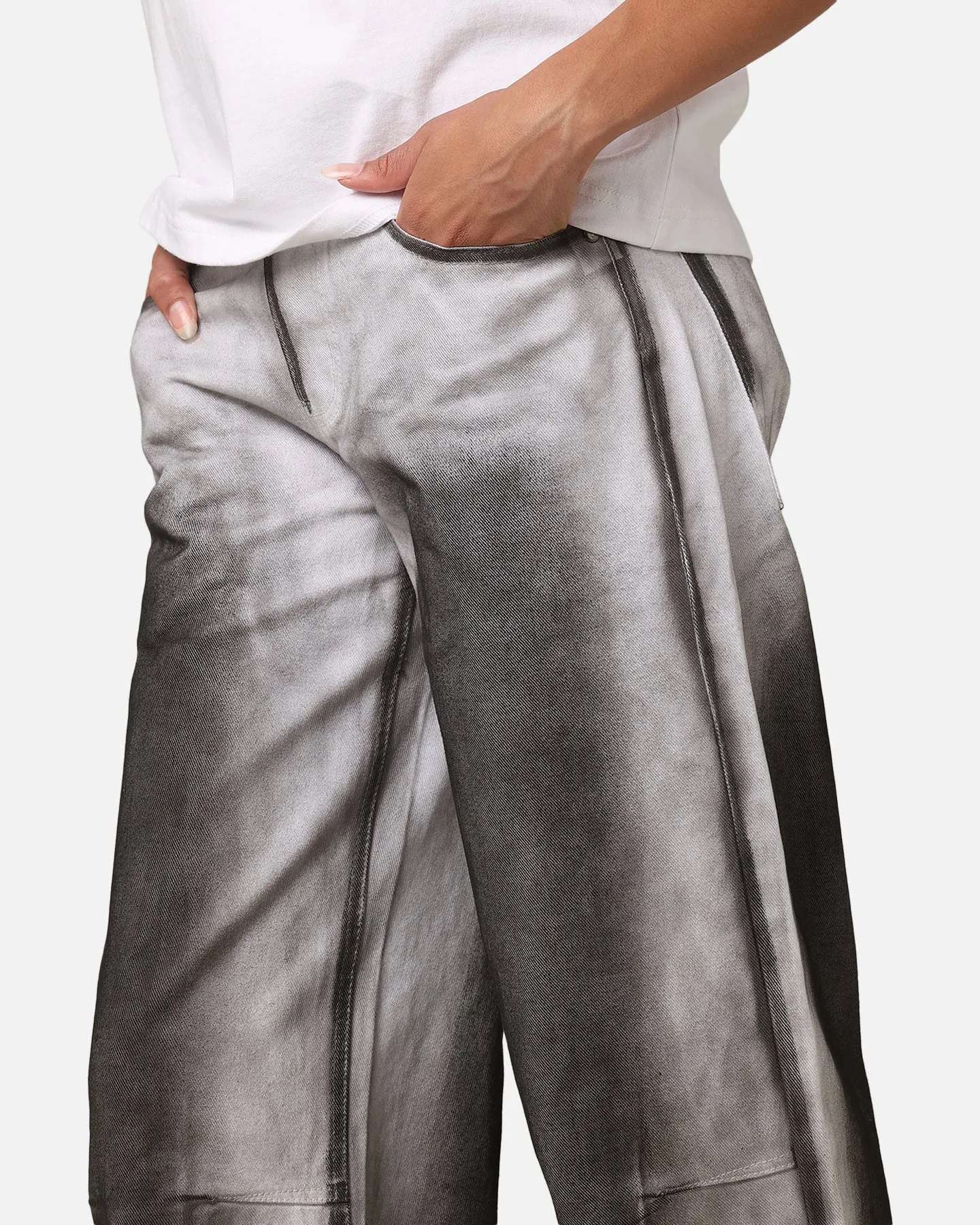Saint Morta Flux Amplus Jeans White/Black sold by Culture Kings product image thumbnail 4