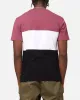 Carre Boost Panel T-Shirt Maroon/White/Black sold by Culture Kings