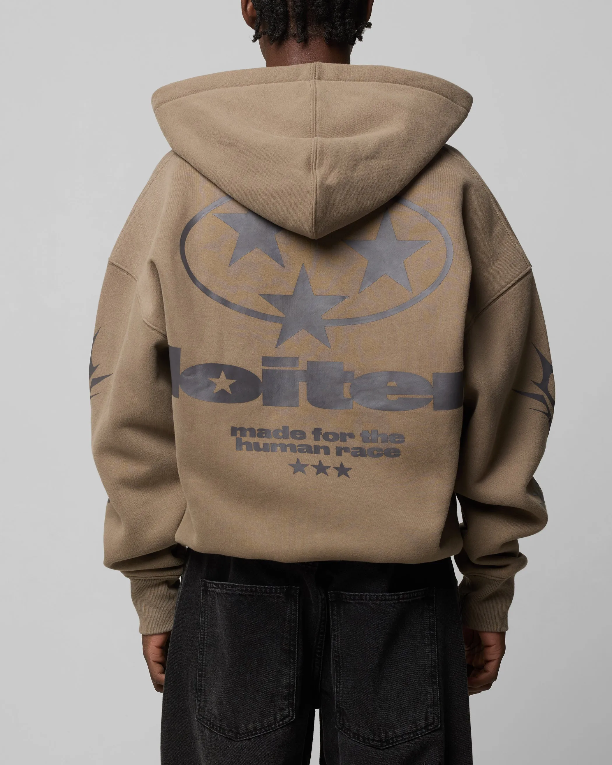 Loiter Solar Zip Hoodie Brown sold by Culture Kings