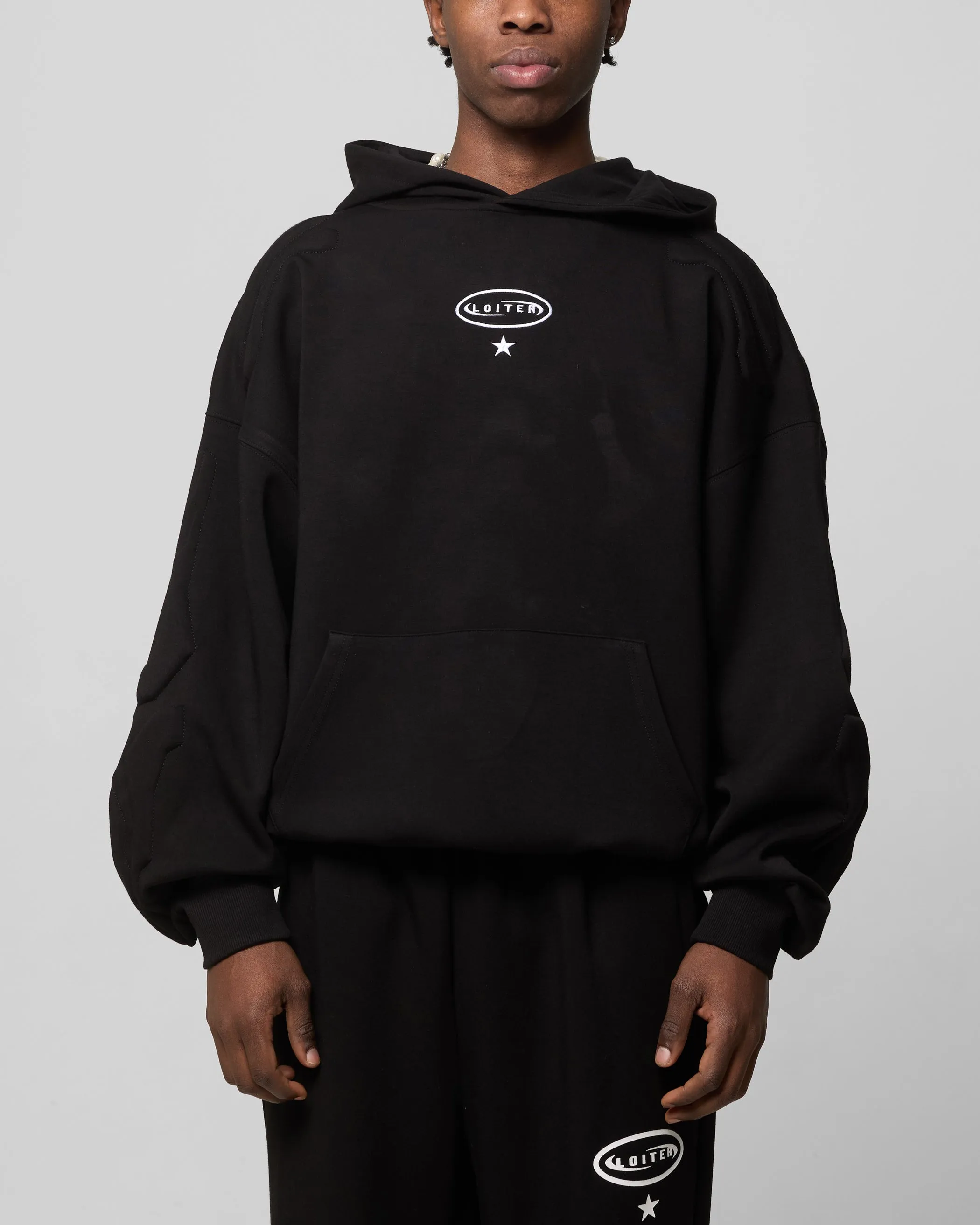 Loiter Sandevistan Hoodie Black sold by Culture Kings product image thumbnail 2