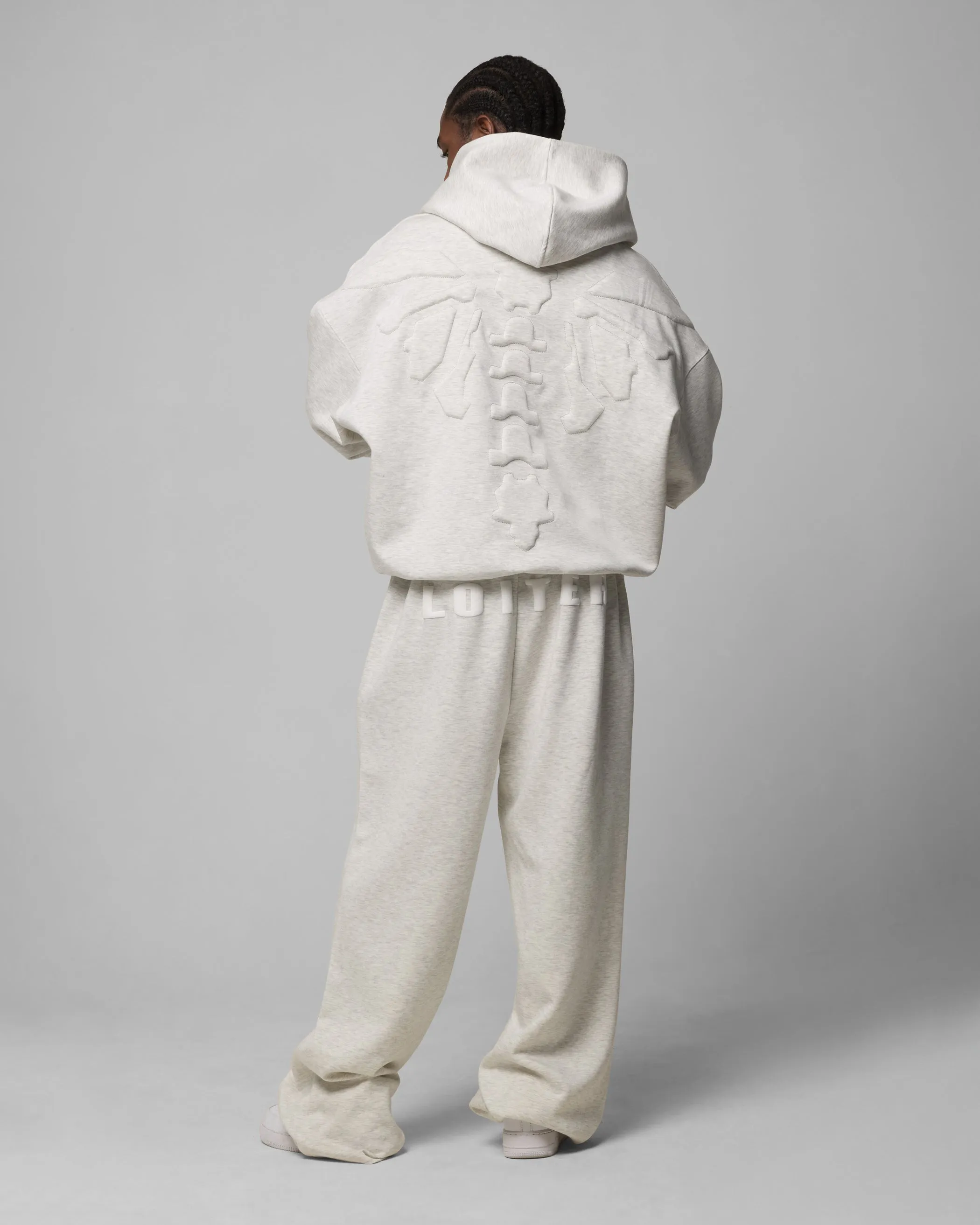 Loiter Sandevistan Hoodie Grey Marle sold by Culture Kings product image thumbnail 4