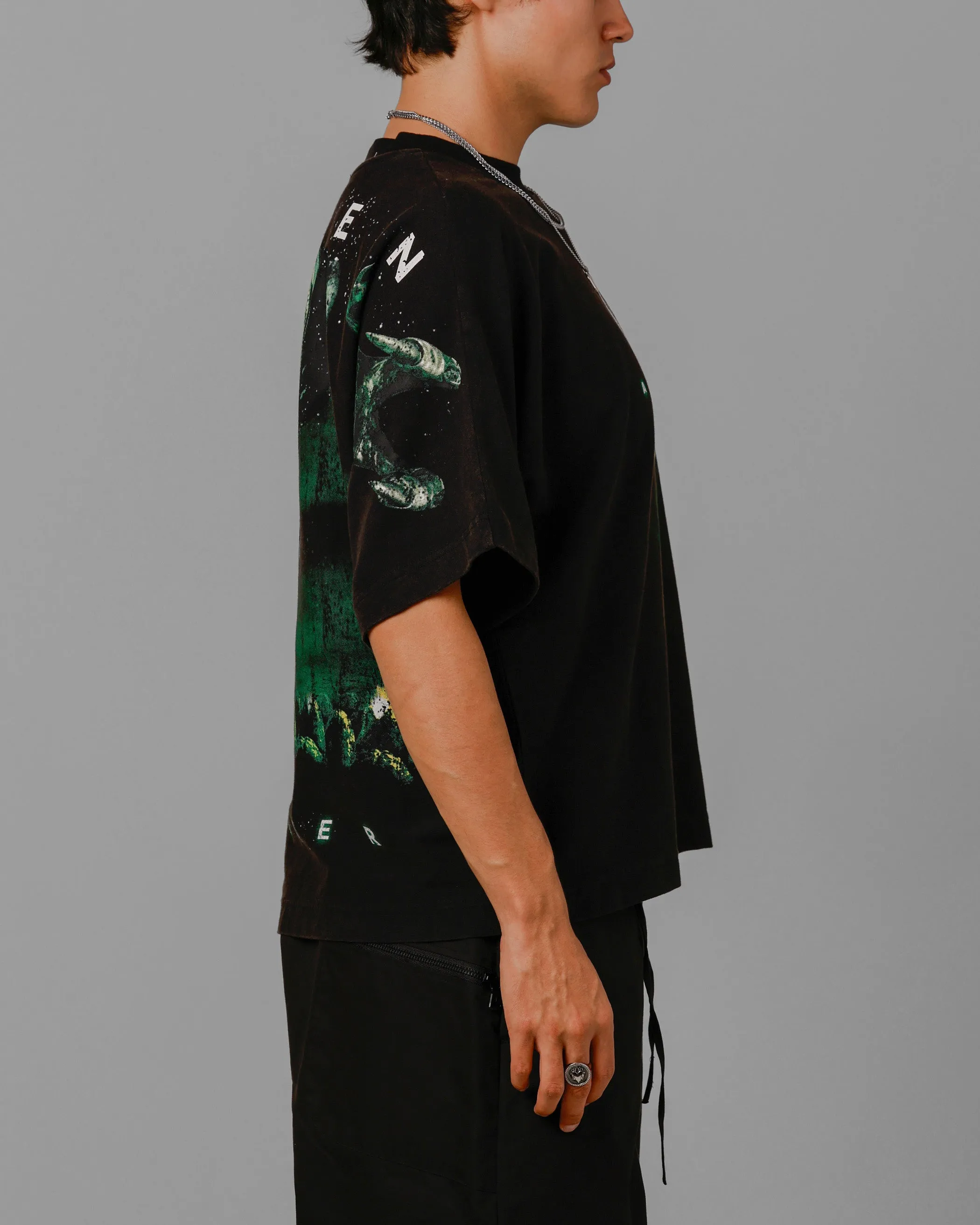 Loiter Alien Boxy T-Shirt Washed Black sold by Culture Kings product image thumbnail 4