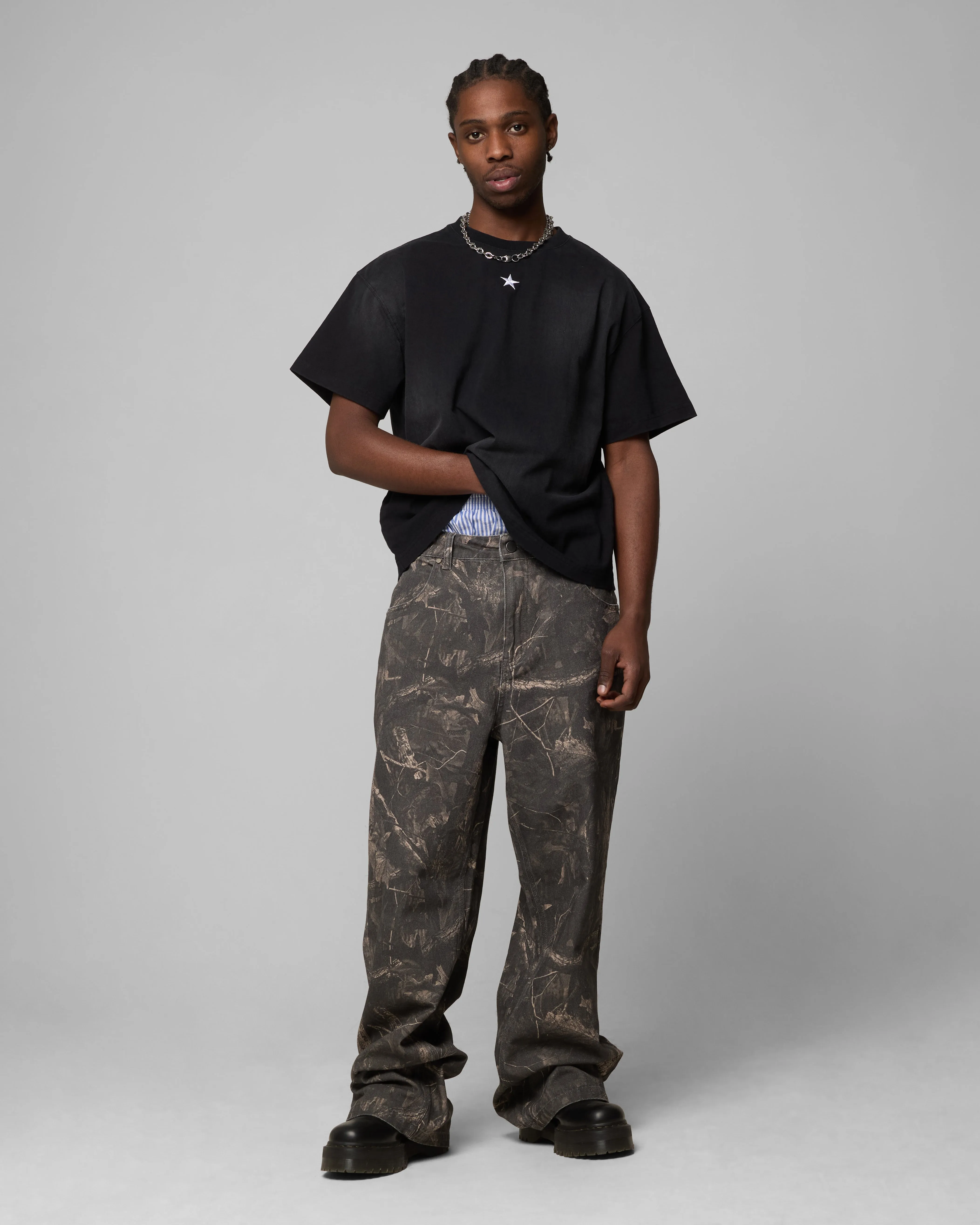 Loiter Boxer Fitted T-Shirt Black sold by Culture Kings product image thumbnail 2