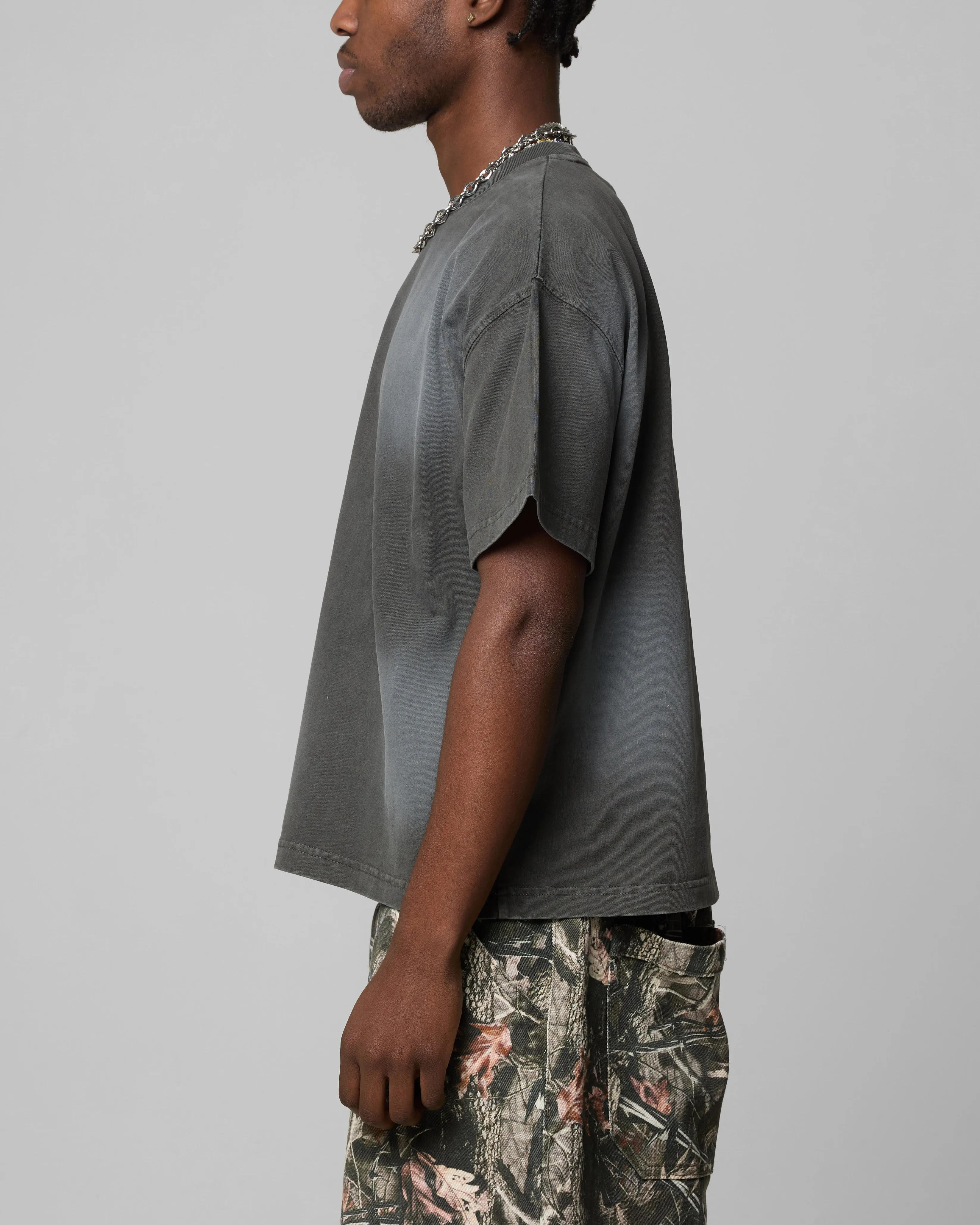 Loiter Boxer Fitted T-Shirt Black Wash sold by Culture Kings product image thumbnail 5