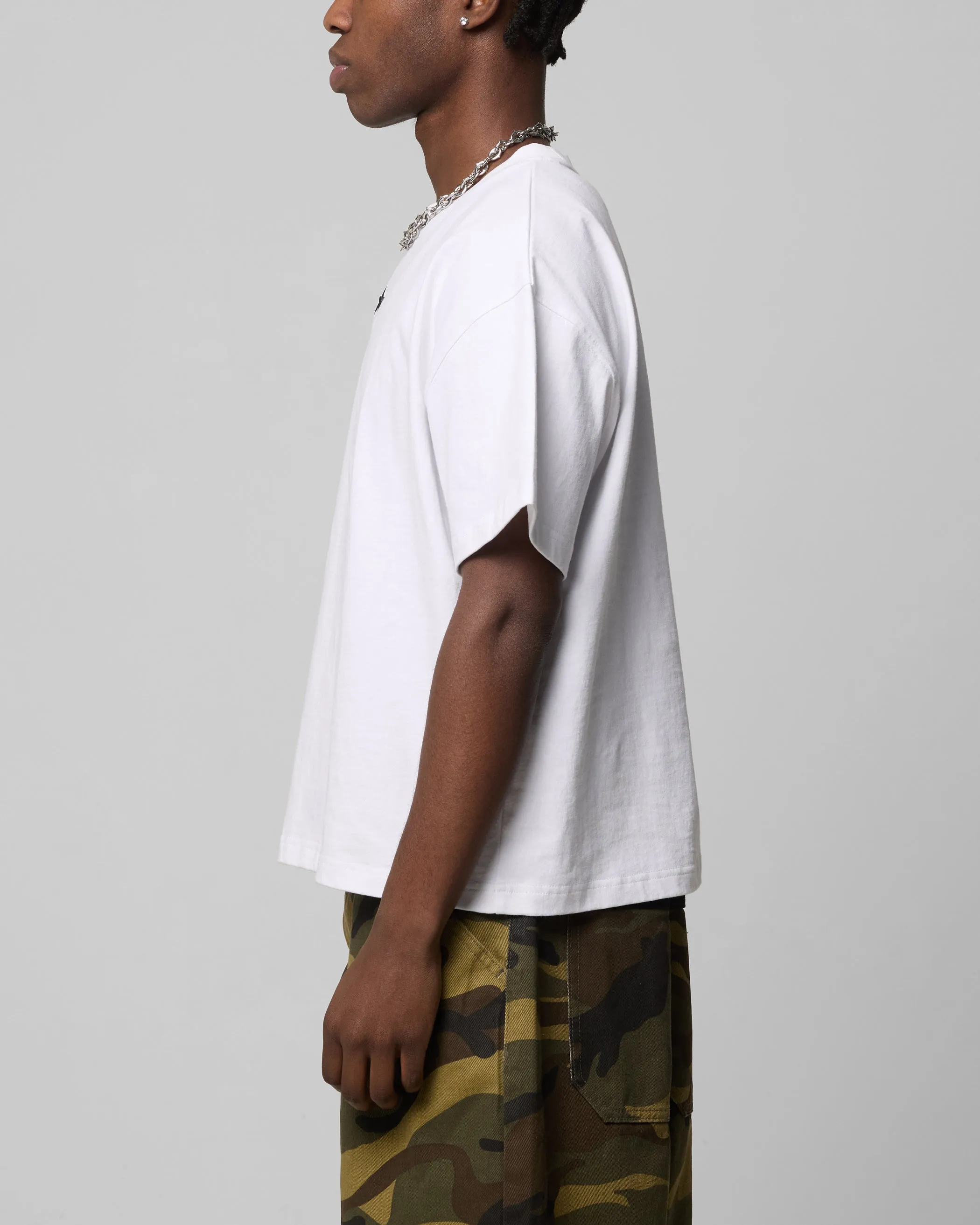 Loiter Boxer Fitted T-Shirt White sold by Culture Kings product image thumbnail 5