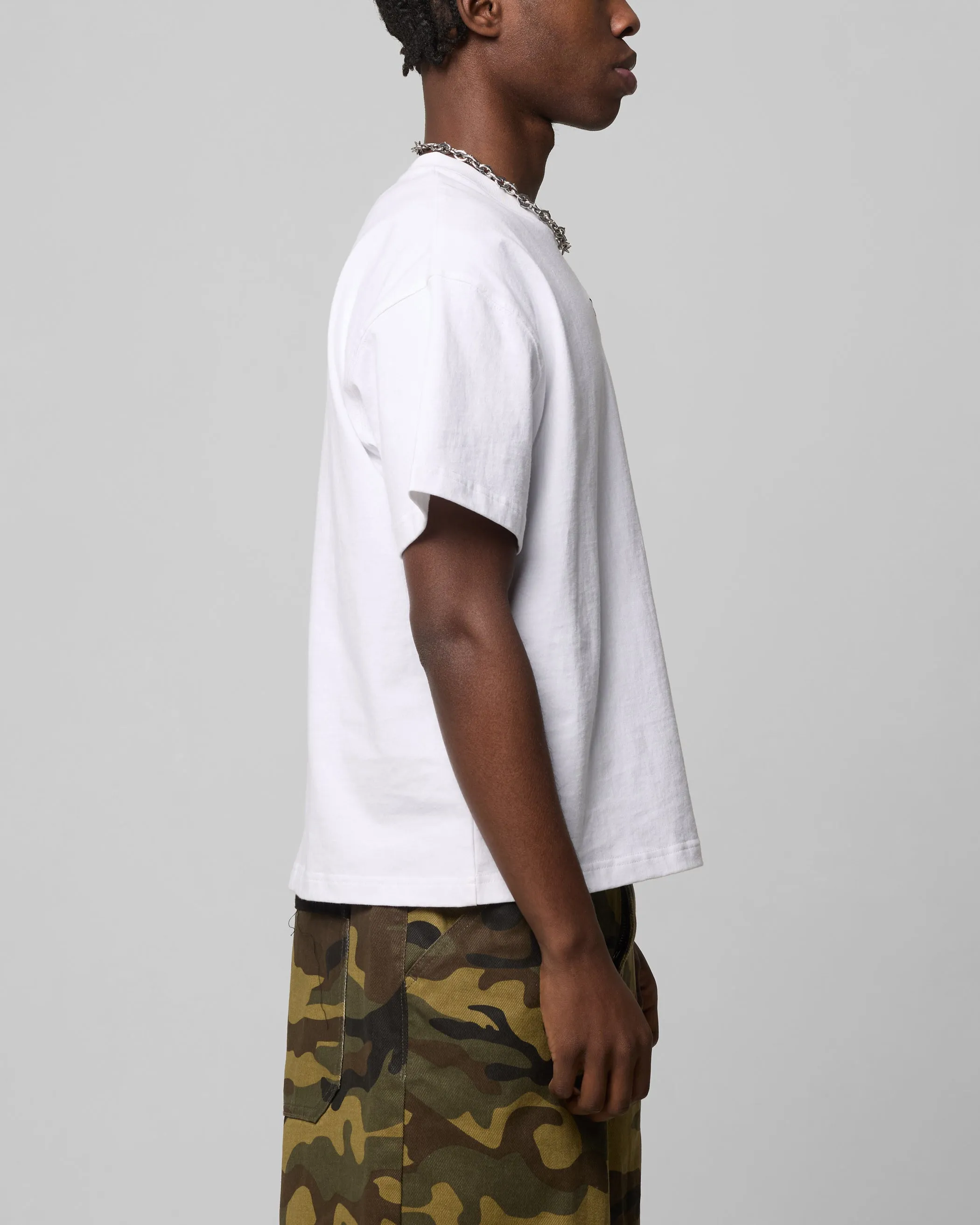 Loiter Boxer Fitted T-Shirt White sold by Culture Kings product image thumbnail 4