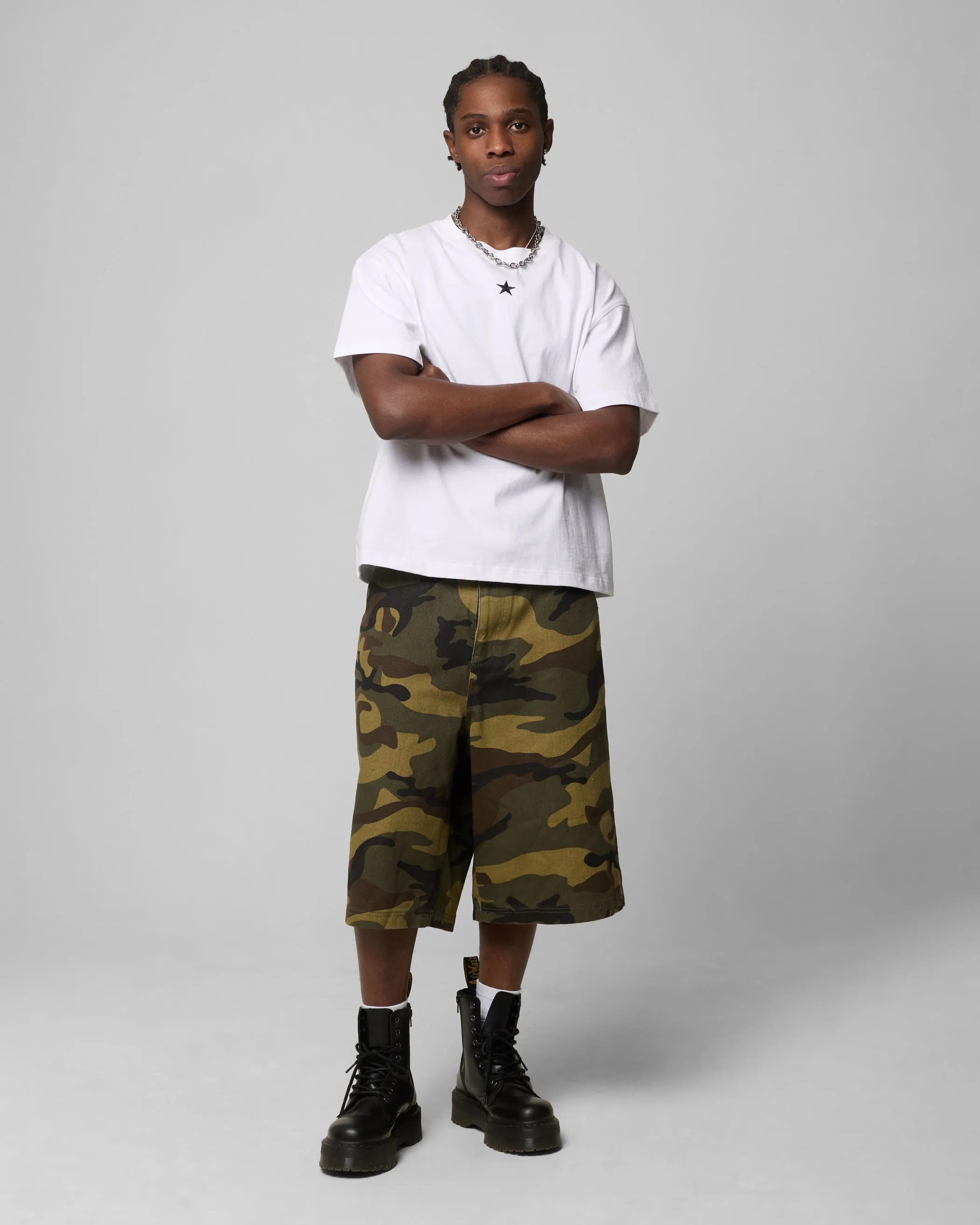 Loiter Boxer Fitted T-Shirt White sold by Culture Kings product image thumbnail 2