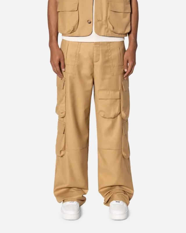 MNML Bounded Gabardine Pants Tan sold by Culture Kings