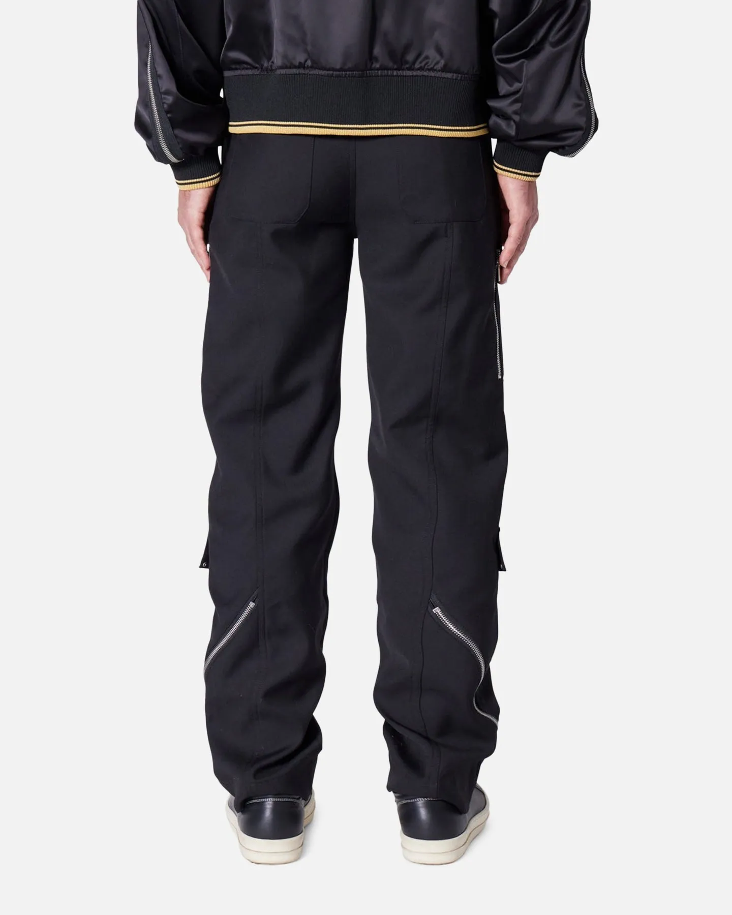 MNML Angled Zip Cargo Pants Black sold by Culture Kings product image thumbnail 4