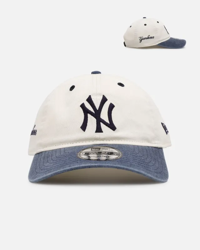 New Era New York Yankees 'Sidescript' 9TWENTY Strapback Navy sold by Culture Kings