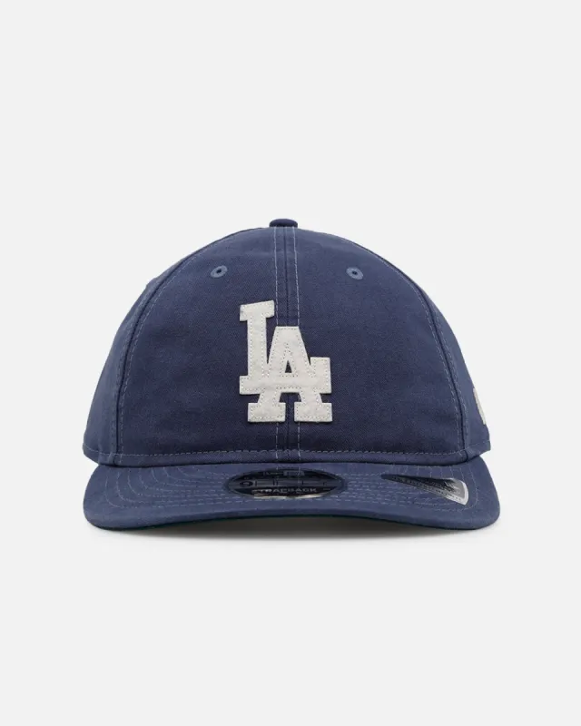 New Era Los Angeles Dodgers 'Felt Logo' 9FIFTY Retro Crown Strapback Blue sold by Culture Kings