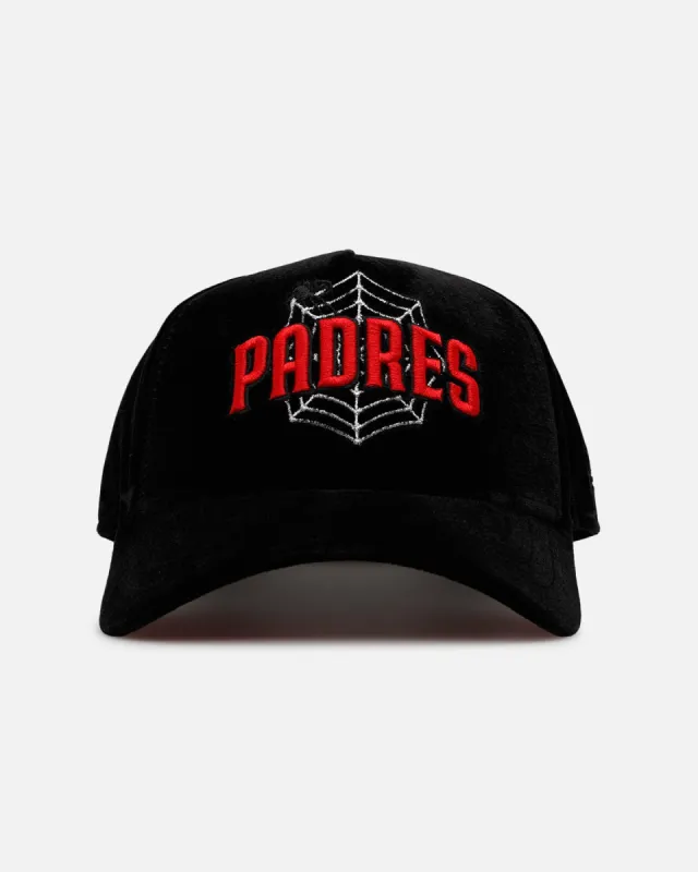 New Era San Diego Padres 'Spider Web' 9FORTY A-Frame Snapback Black/Red sold by Culture Kings
