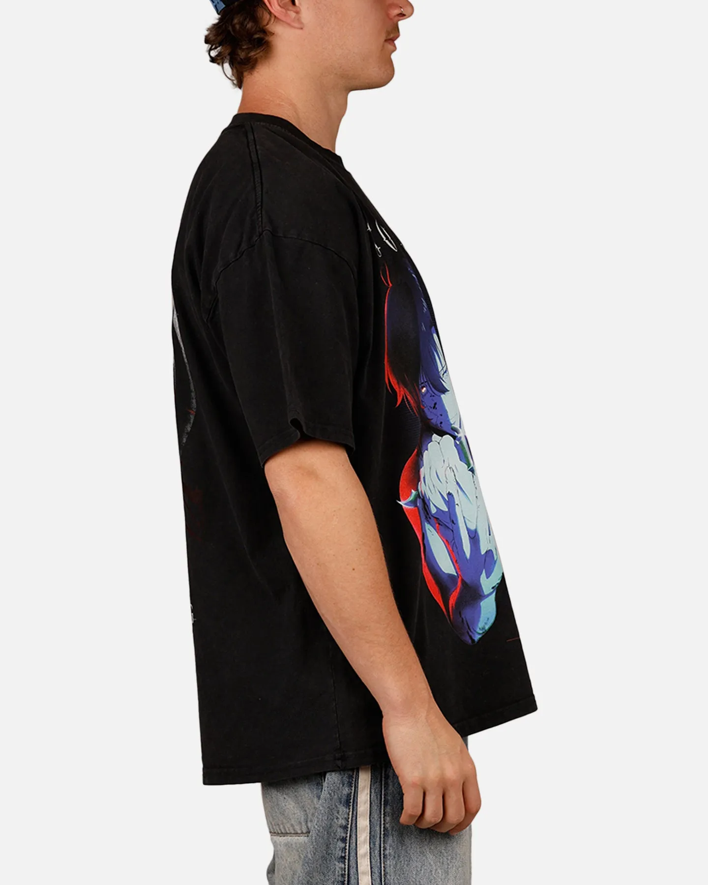 Goat Crew X Solo Leveling Solo Leveling Vintage T-Shirt Black Acidwash sold by Culture Kings product image thumbnail 4