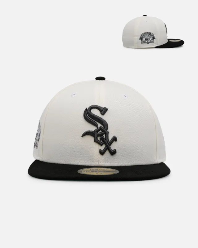 New Era Chicago White Sox 'Chrome Black Metallic' 59FIFTY Fitted Chrome/Black sold by Culture Kings