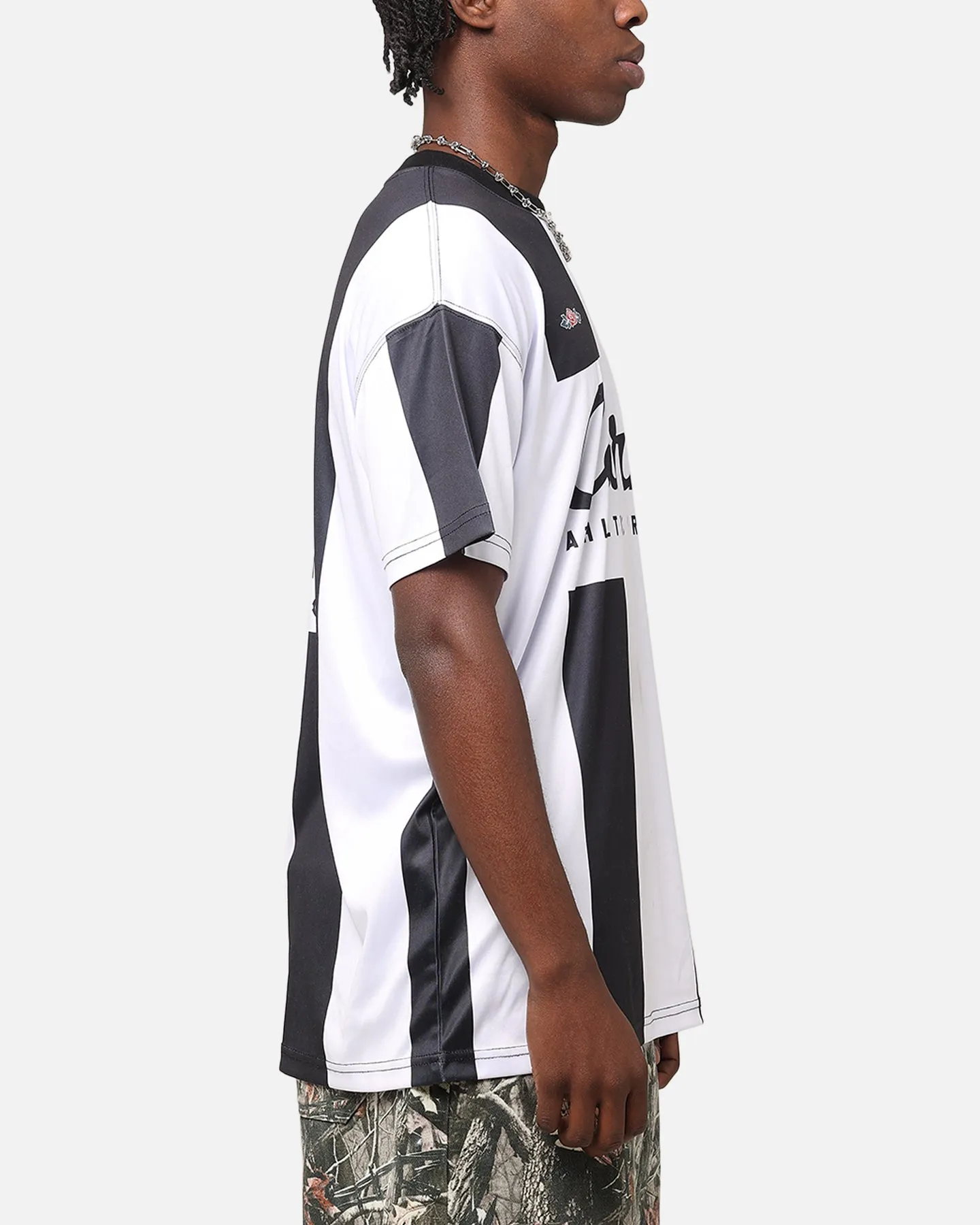 Carre Prestige Football T-Shirt Black/White sold by Culture Kings product image thumbnail 5