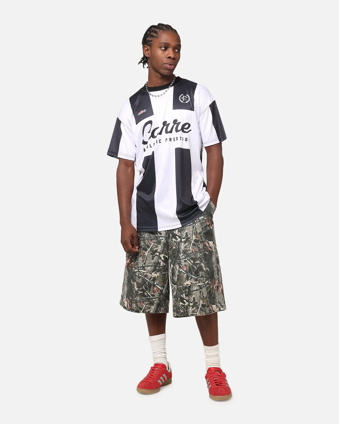 Carre Prestige Football T-Shirt Black/White sold by Culture Kings product image thumbnail 3