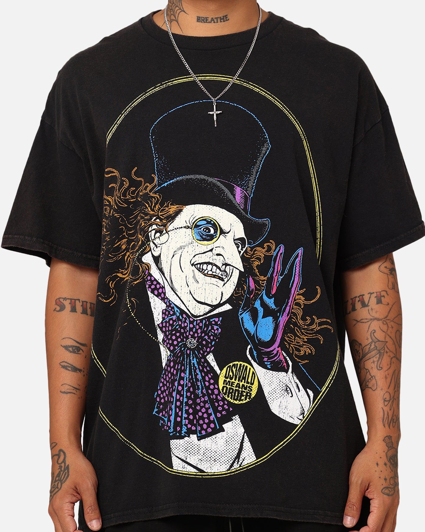 Goat Crew X DC Batman The Penguin Vintage T-Shirt Black Wash sold by Culture Kings product image thumbnail 5