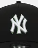 New Era New York Yankees 'Satin Flower' 9FORTY A-Frame Snapback Black/Pink sold by Culture Kings