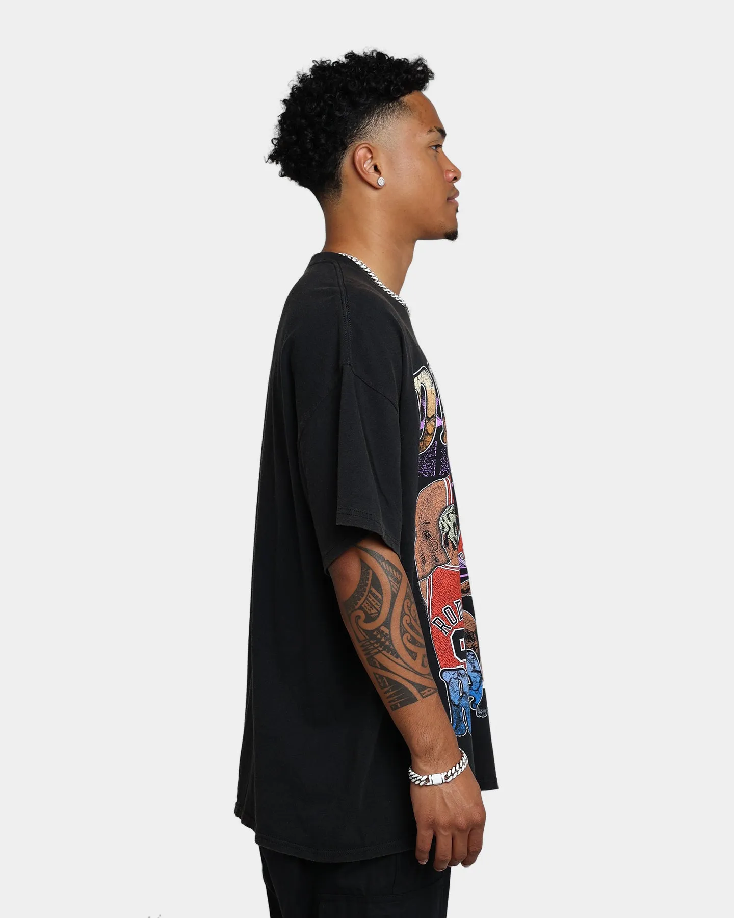 Rodman Brand Cartoon Vintage T-Shirt Washed Black sold by Culture Kings product image thumbnail 5
