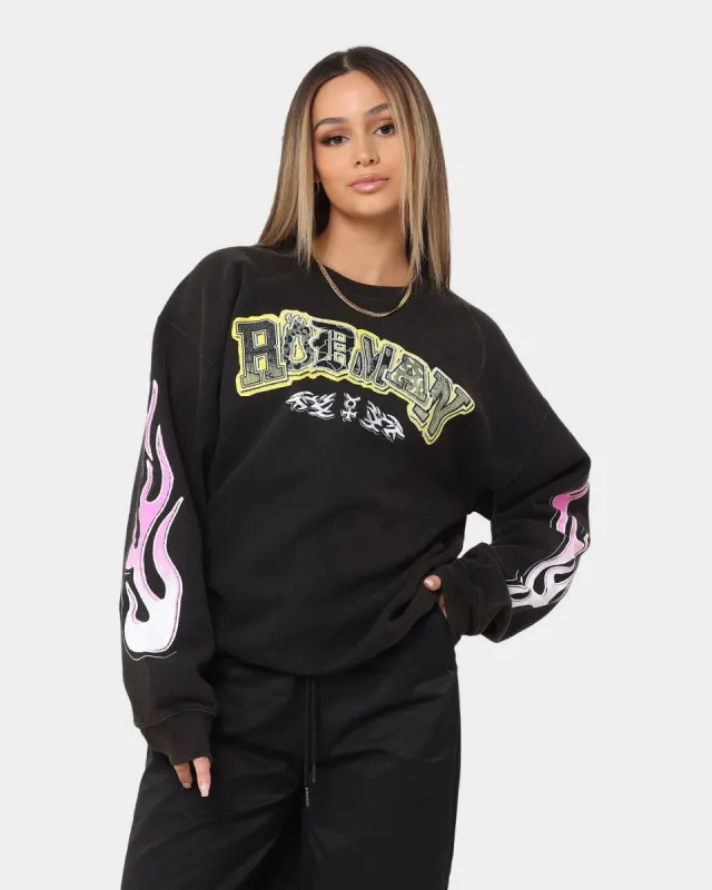 Rodman Brand Zine Vintage Crewneck Black Wash sold by Culture Kings