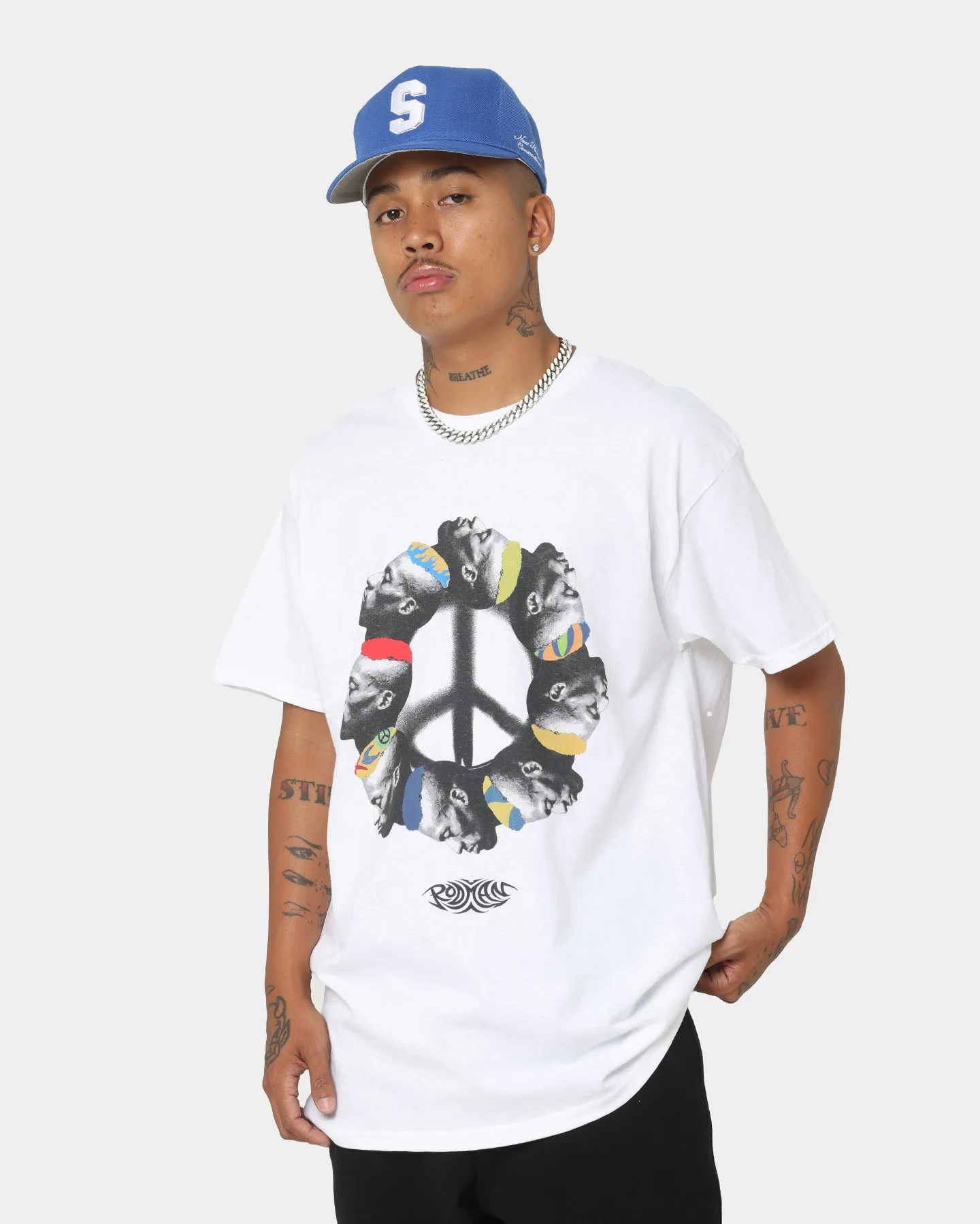 Rodman Brand Peace Head T-Shirt White sold by Culture Kings product image thumbnail 3