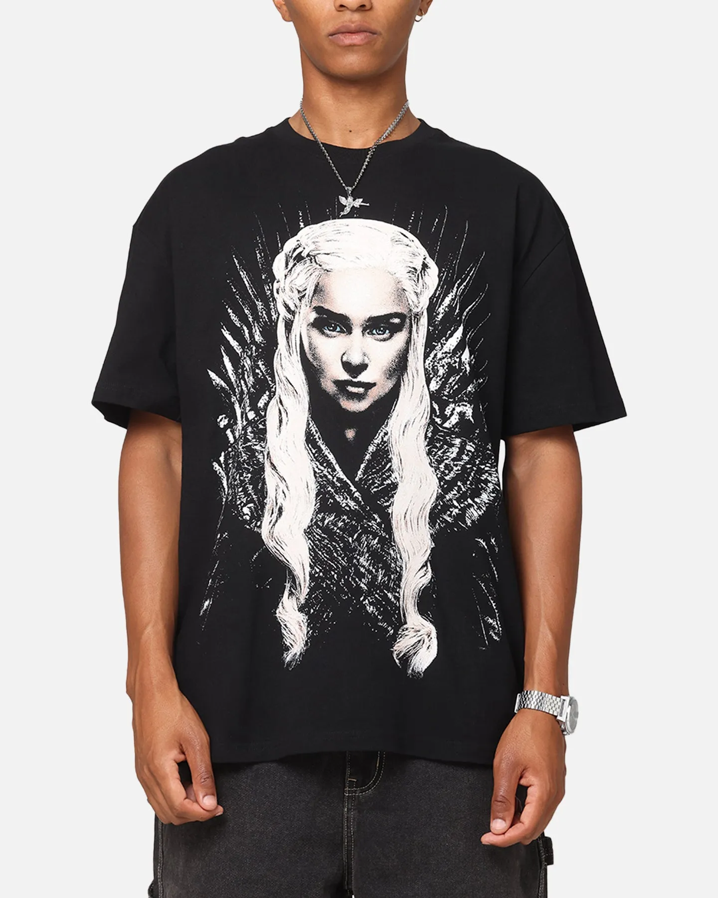 Goat Crew X Game Of Thrones Mother Of Dragons Vintage T-Shirt Black Acidwash sold by Culture Kings