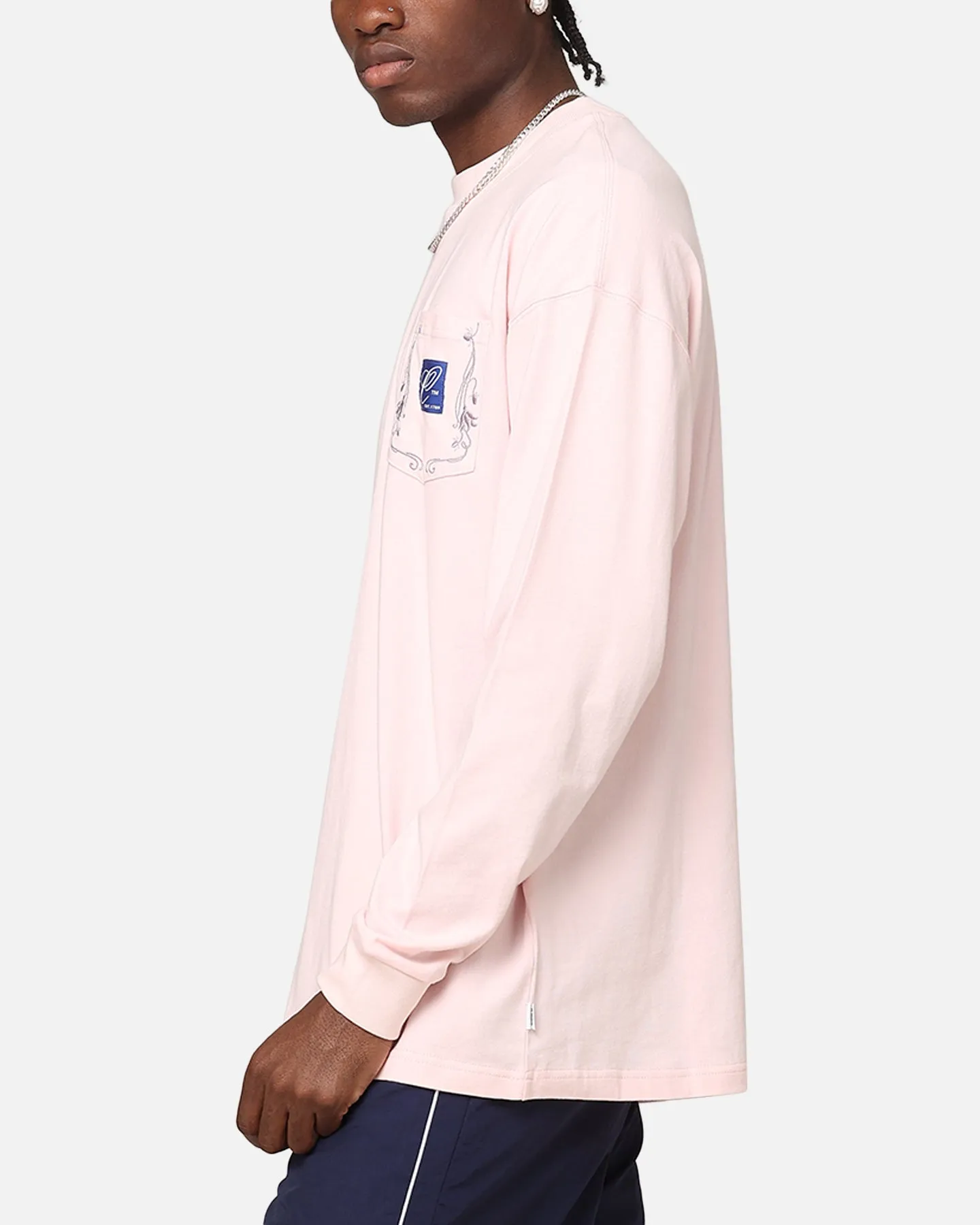 Carre Floral Pocket Oversized Long Sleeve T-Shirt Pink sold by Culture Kings product image thumbnail 5