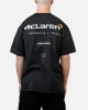 Culture Kings X Mclaren Lando Norris 'Vegas Grand Prix 2024' Helmet T-Shirt Black Acidwash sold by Culture Kings