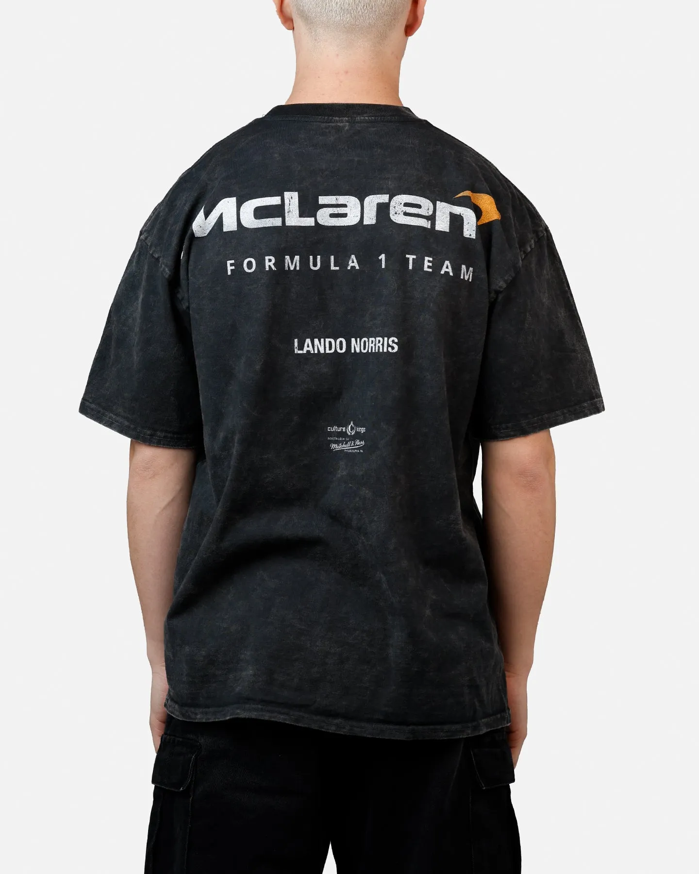 Culture Kings X Mclaren Lando Norris 'Vegas Grand Prix 2024' Helmet T-Shirt Black Acidwash sold by Culture Kings product image thumbnail 2