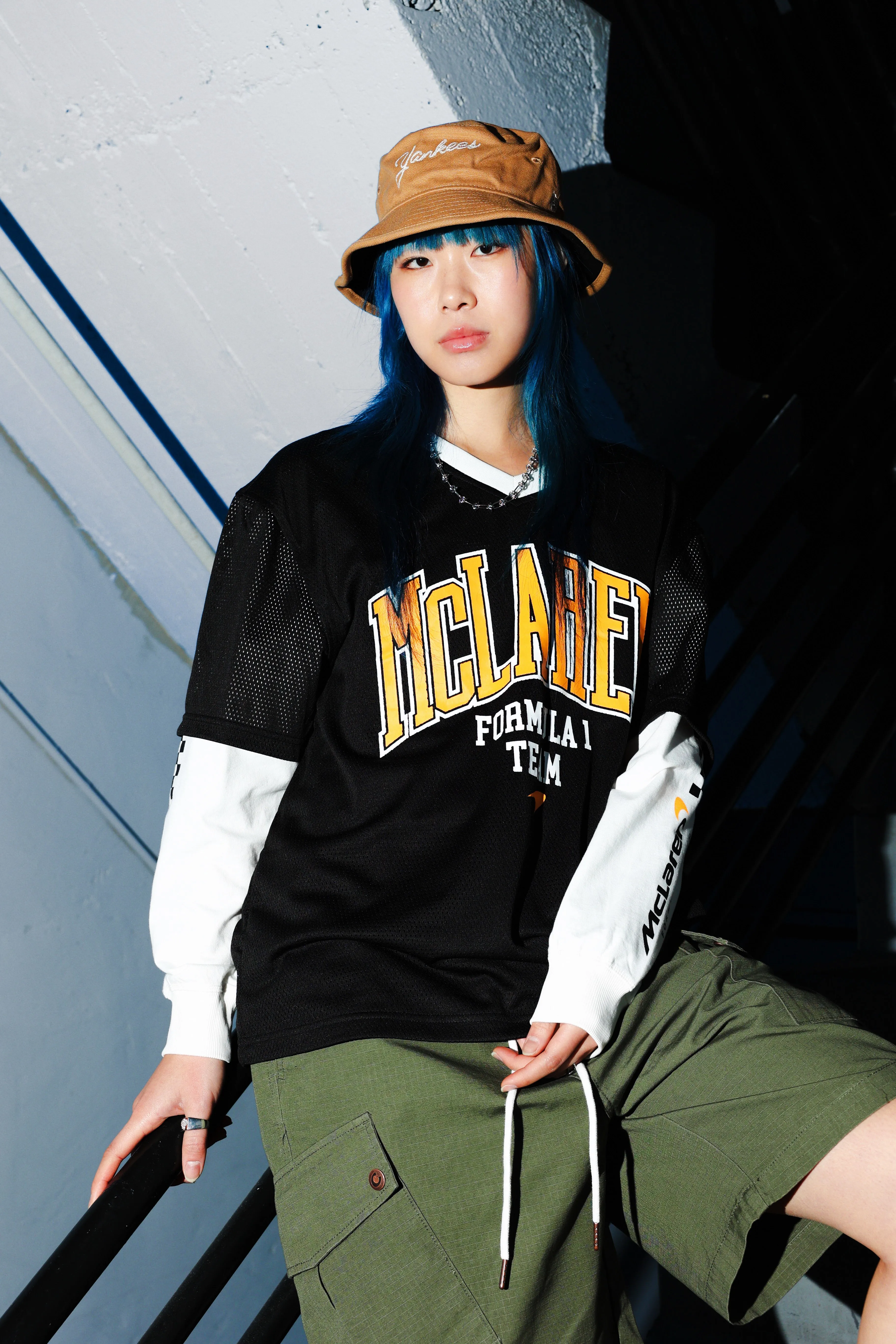 We Are The Wild Collective X Women's Mclaren 'Vegas Grad Prix 2024' Mesh Long Sleeve Jersey Black sold by Culture Kings product image thumbnail 3
