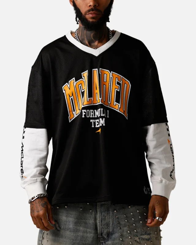 We Are The Wild Collective X Women's Mclaren 'Vegas Grad Prix 2024' Mesh Long Sleeve Jersey Black made by Culture Kings
