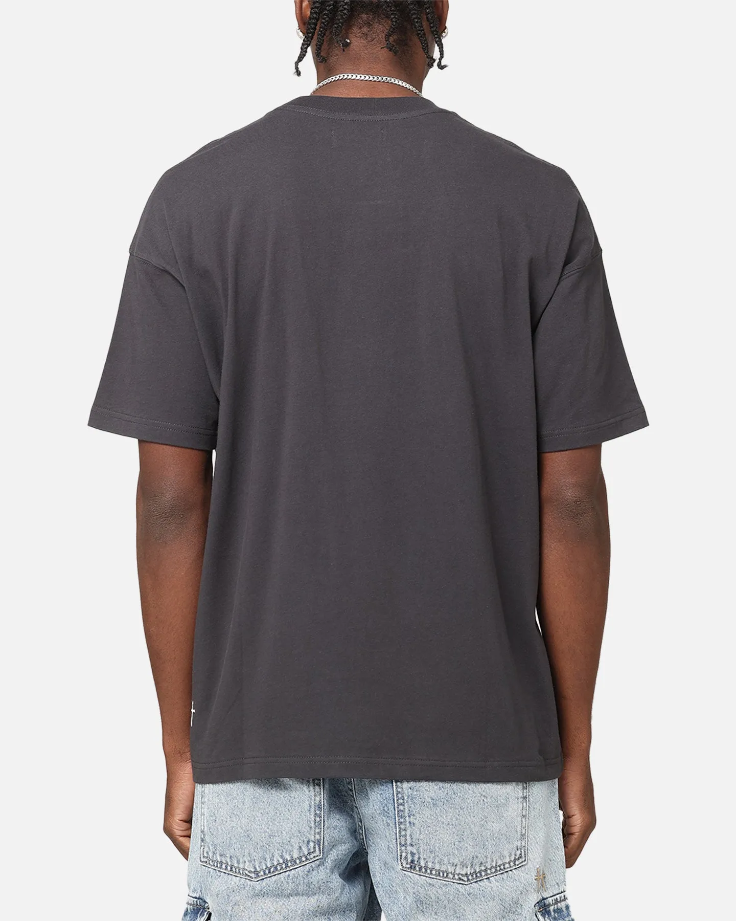 Saint Morta Emboss Boxy T-Shirt Dark Grey sold by Culture Kings product image thumbnail 3