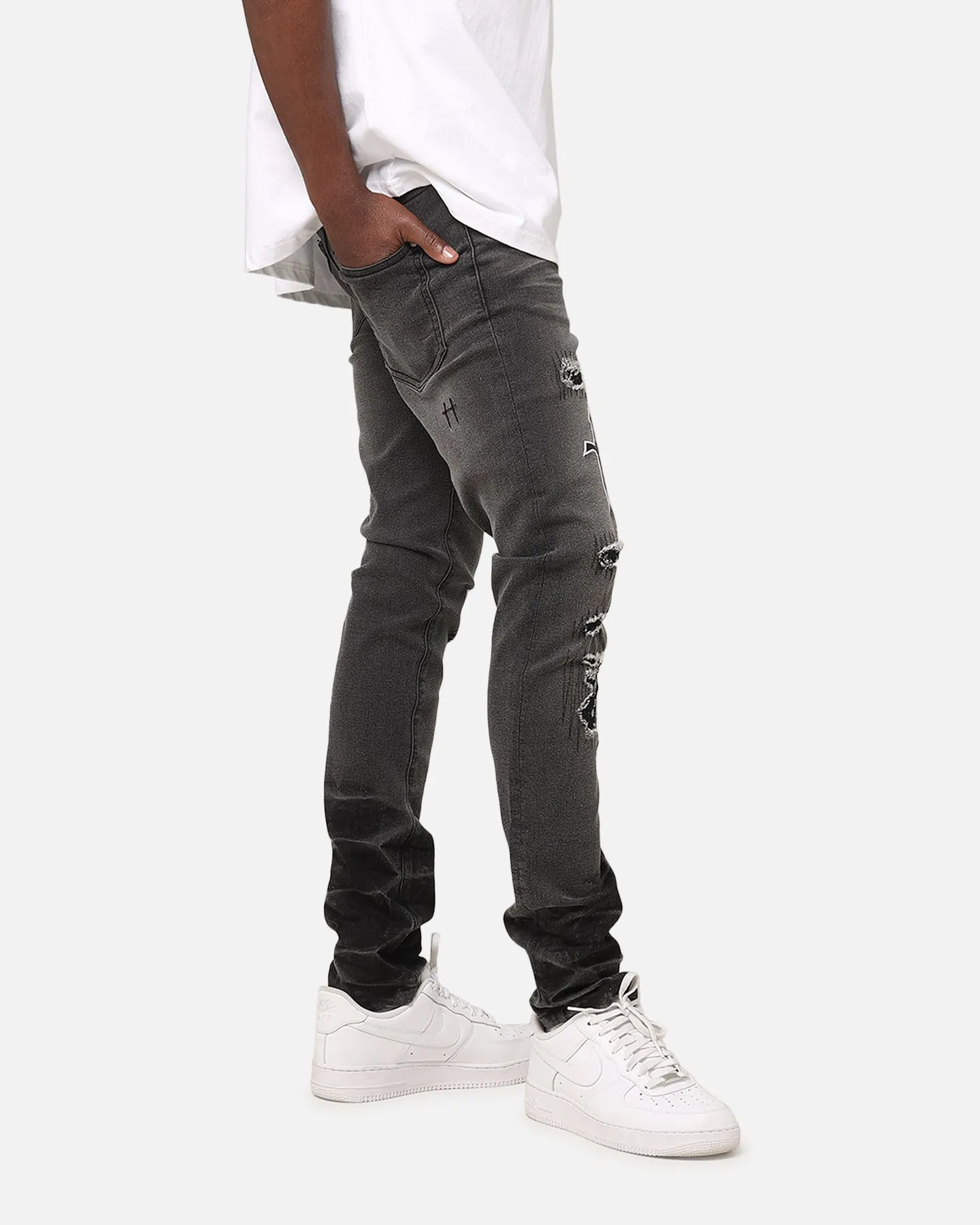 Saint Morta Rage Summum Jeans Black Shadow sold by Culture Kings product image thumbnail 5