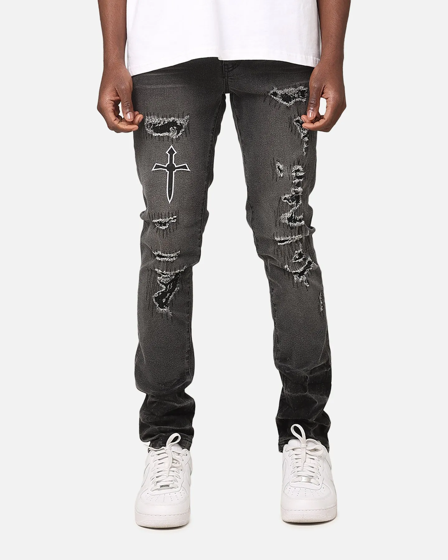 Saint Morta Rage Summum Jeans Black Shadow sold by Culture Kings