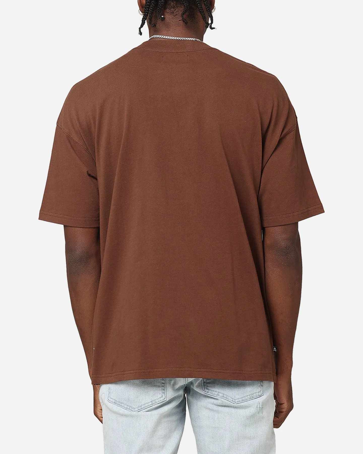 Saint Morta Emboss Boxy T-Shirt Dark Brown sold by Culture Kings product image thumbnail 2