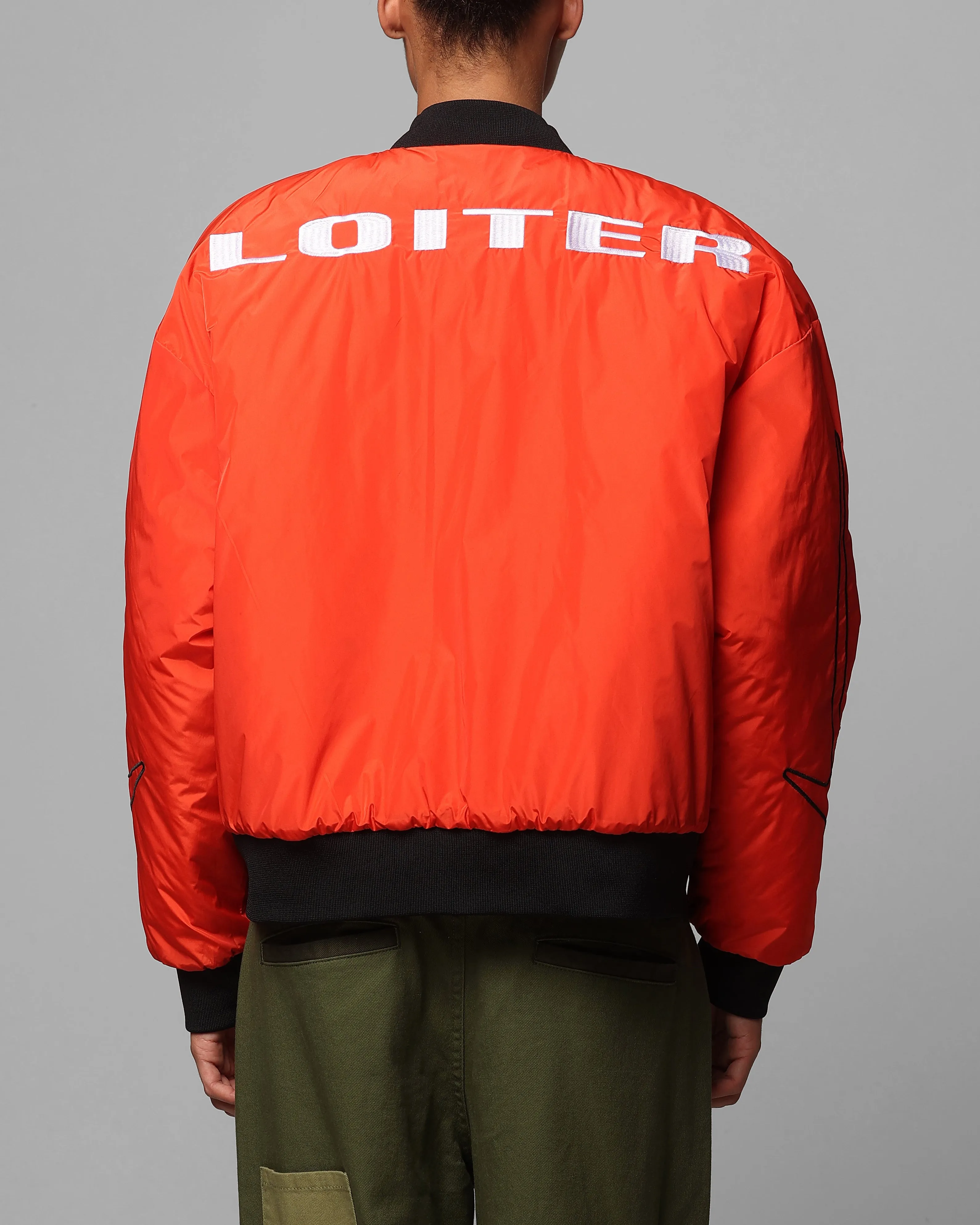 Loiter Cyber Reversible Bomber Jacket Red/Green sold by Culture Kings product image thumbnail 4