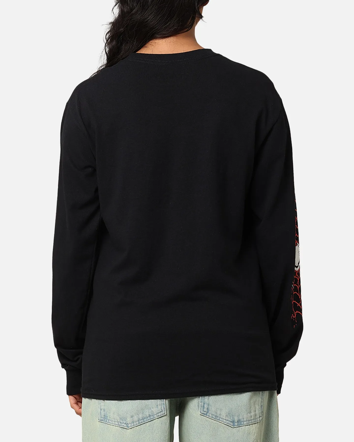 Goat Crew Marvel Spider-Man Y2K Miles Long Sleeve T-Shirt Black sold by Culture Kings product image thumbnail 3