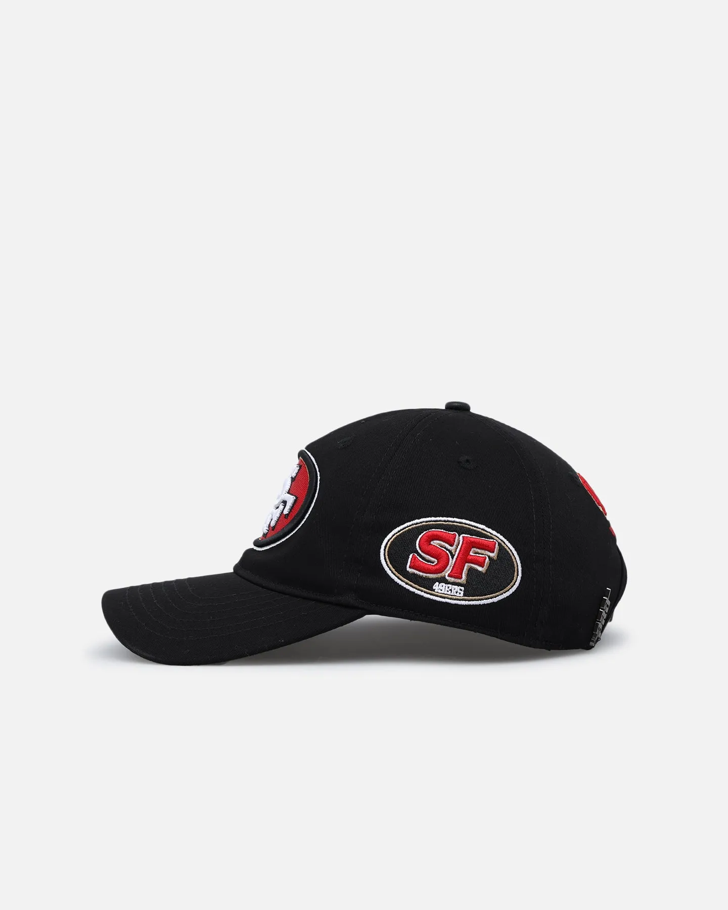 Pro Standard San Francisco 49ers Fast Lane Logo Dad Hat Strapback Black sold by Culture Kings product image thumbnail 4
