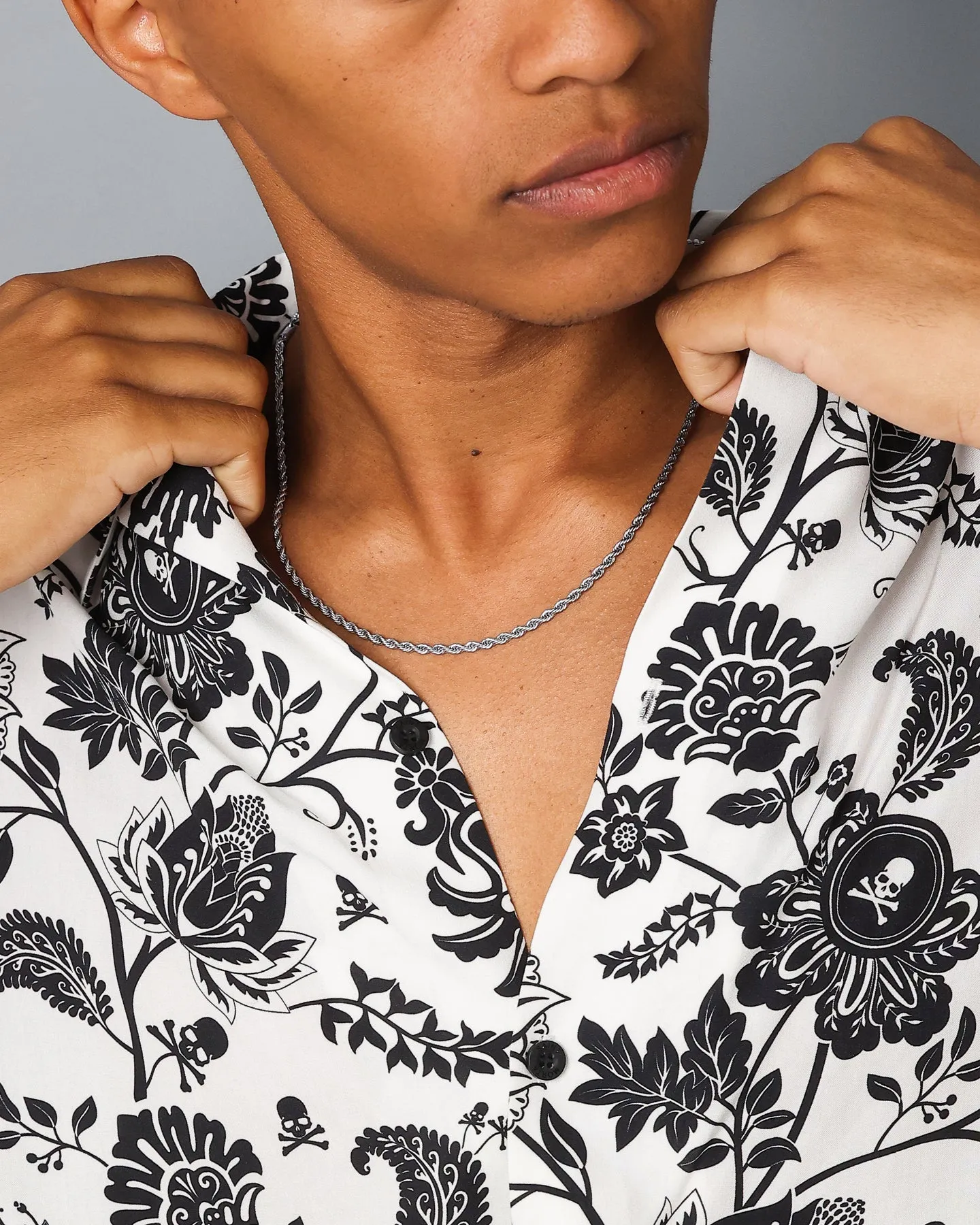 NXS 3mm Rope Chain White Gold sold by Culture Kings