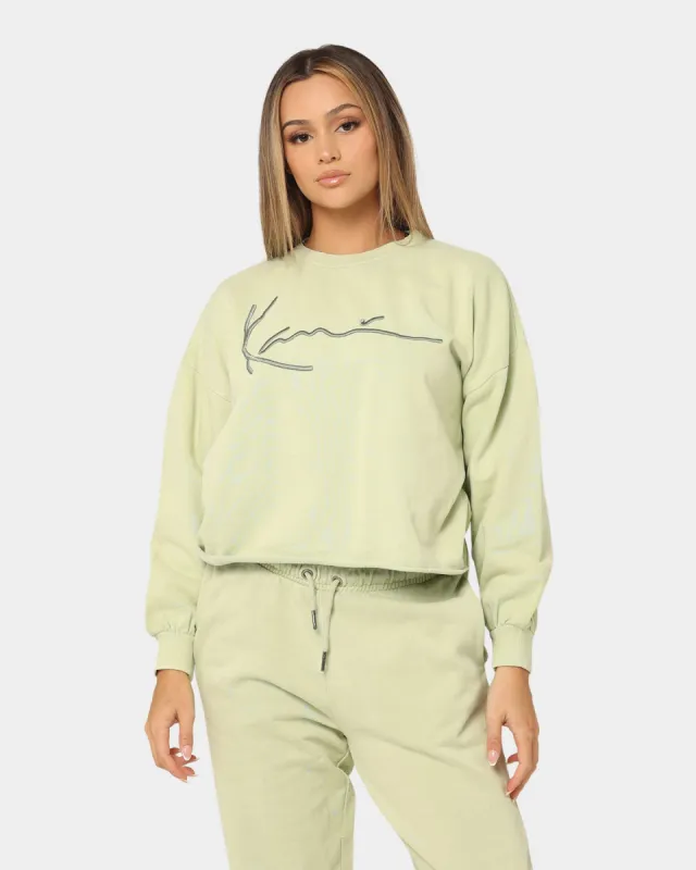 Signature Washed Crew dusty gr sold by Culture Kings