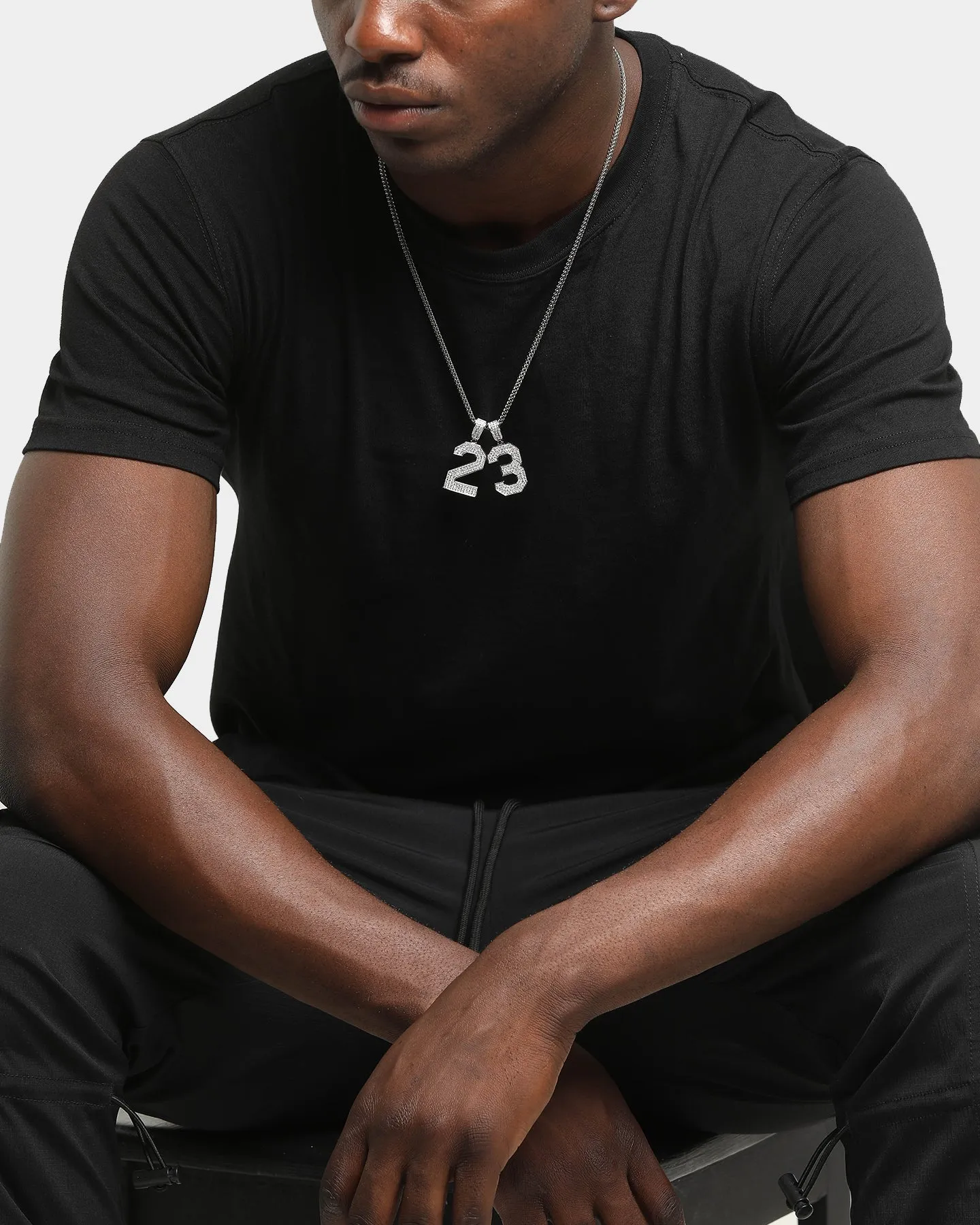 Saint Morta Men's Iced College Pendant Iced White Gold sold by Culture Kings