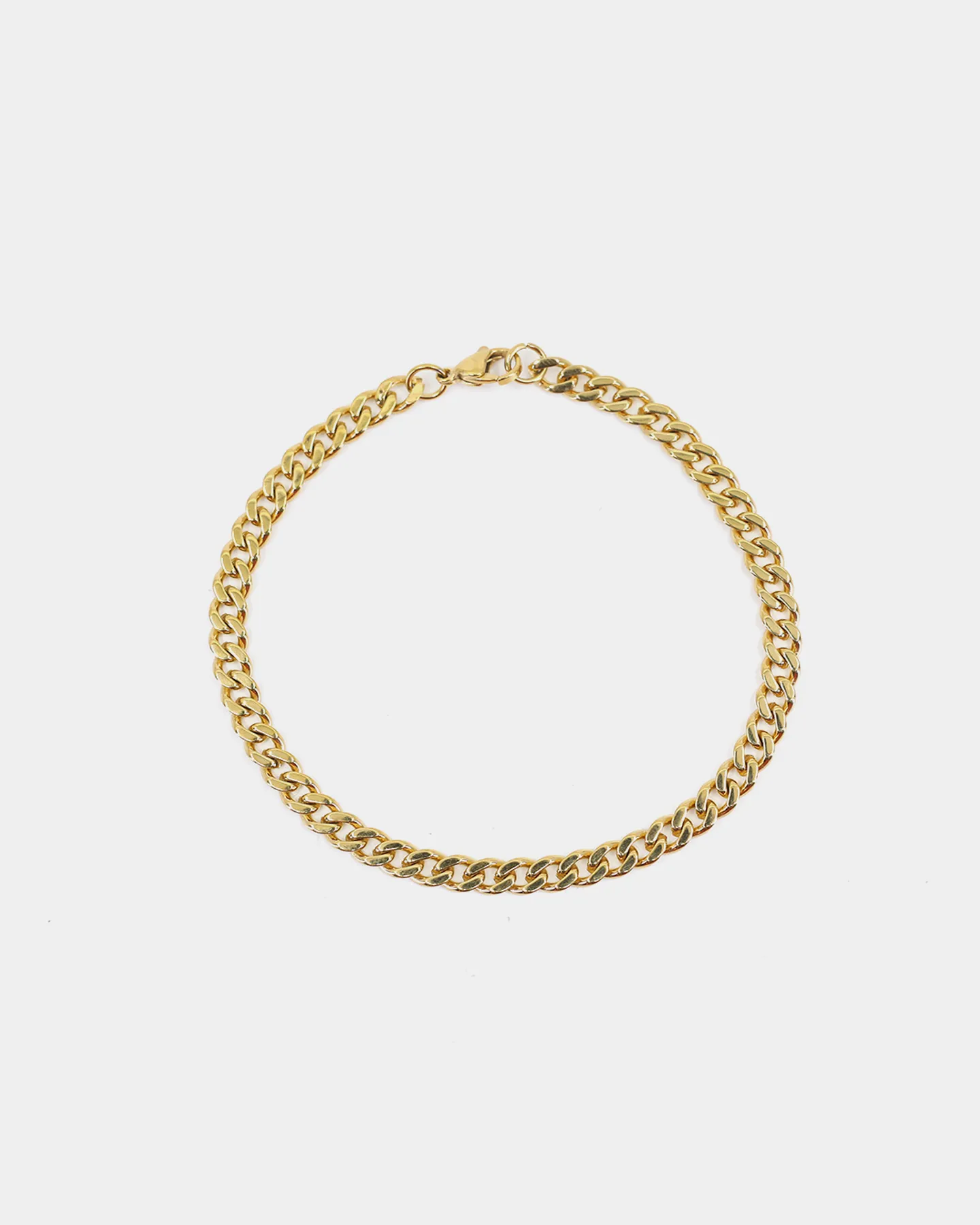 Saint Morta 5MM Cuban Bracelet Gold sold by Culture Kings product image thumbnail 4
