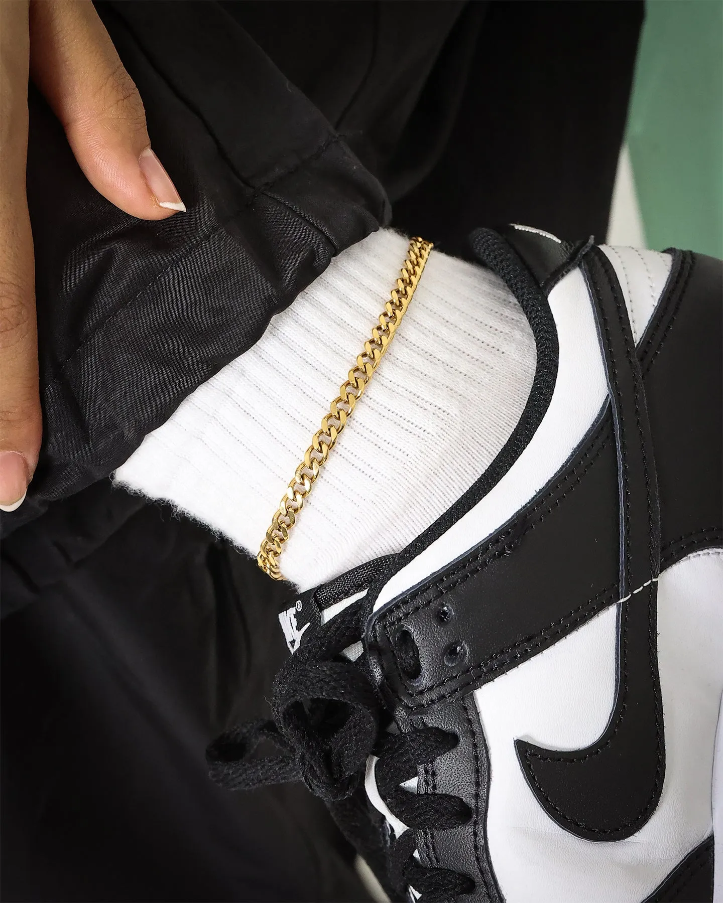 Raising Hell Women's 5mm Cuban Anklet Gold sold by Culture Kings product image thumbnail 5