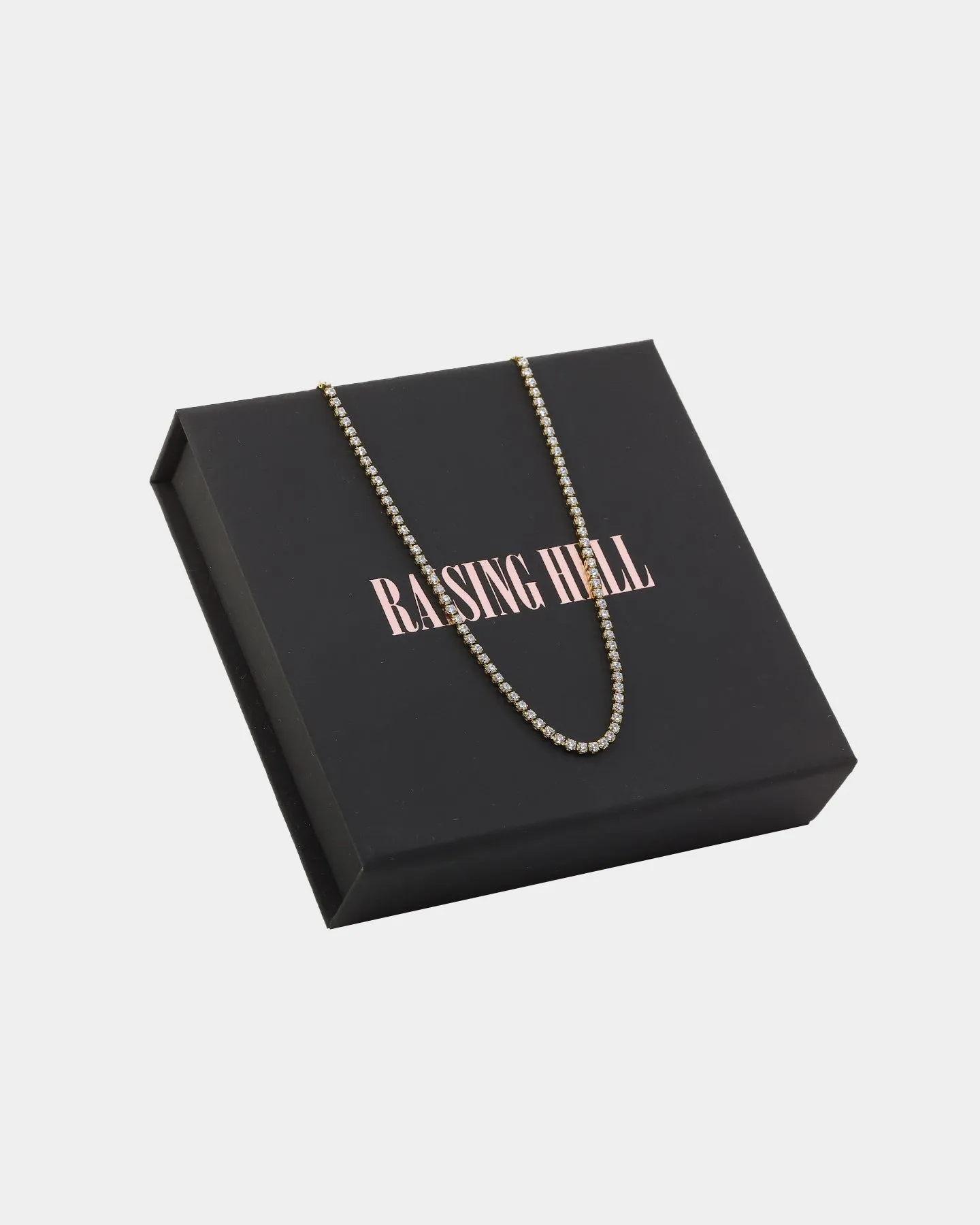 Raising Hell Women's Customisable Tennis Necklace Gold sold by Culture Kings product image thumbnail 4
