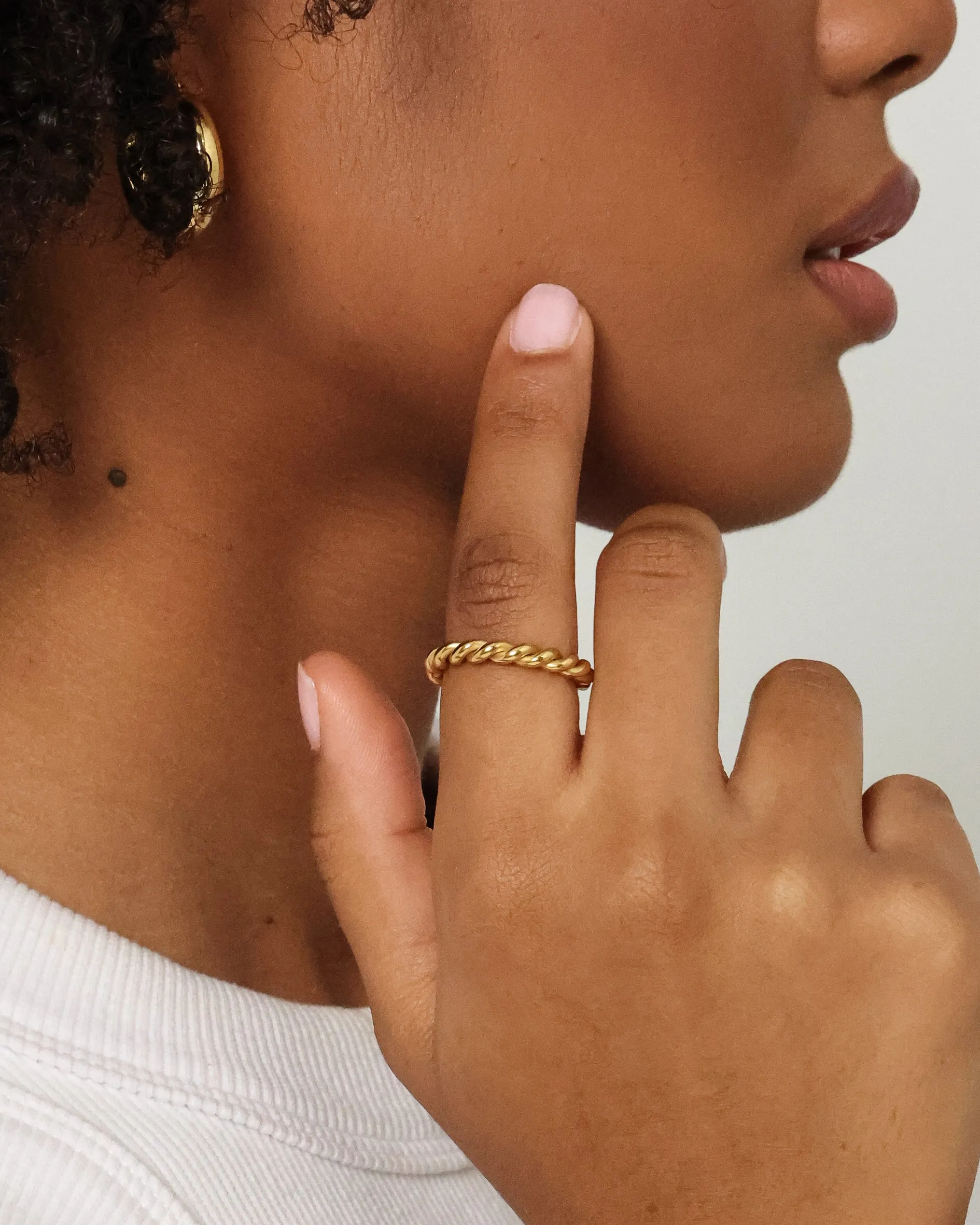 Raising Hell Women's Braided Ring Gold sold by Culture Kings product image thumbnail 3