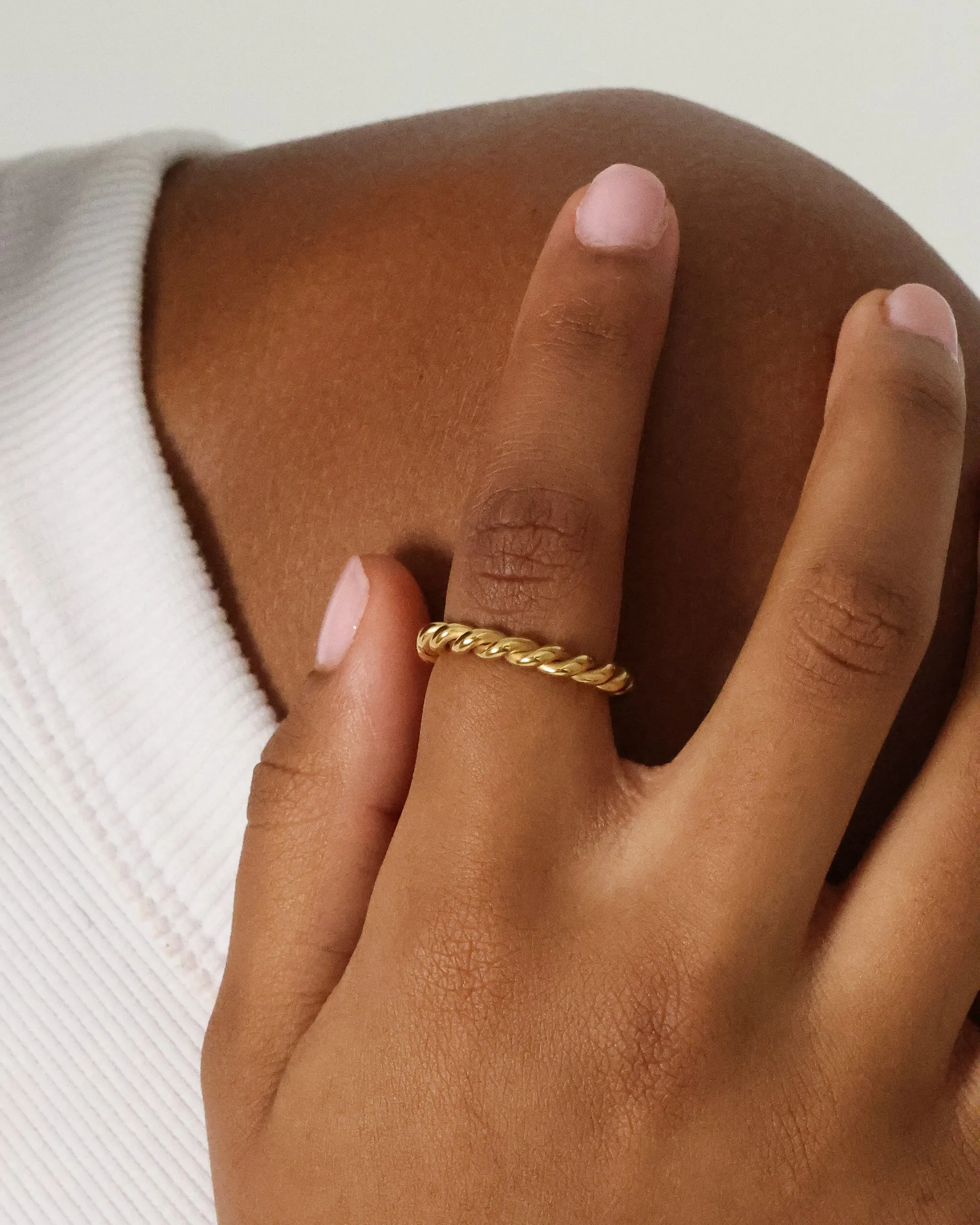 Raising Hell Women's Braided Ring Gold sold by Culture Kings