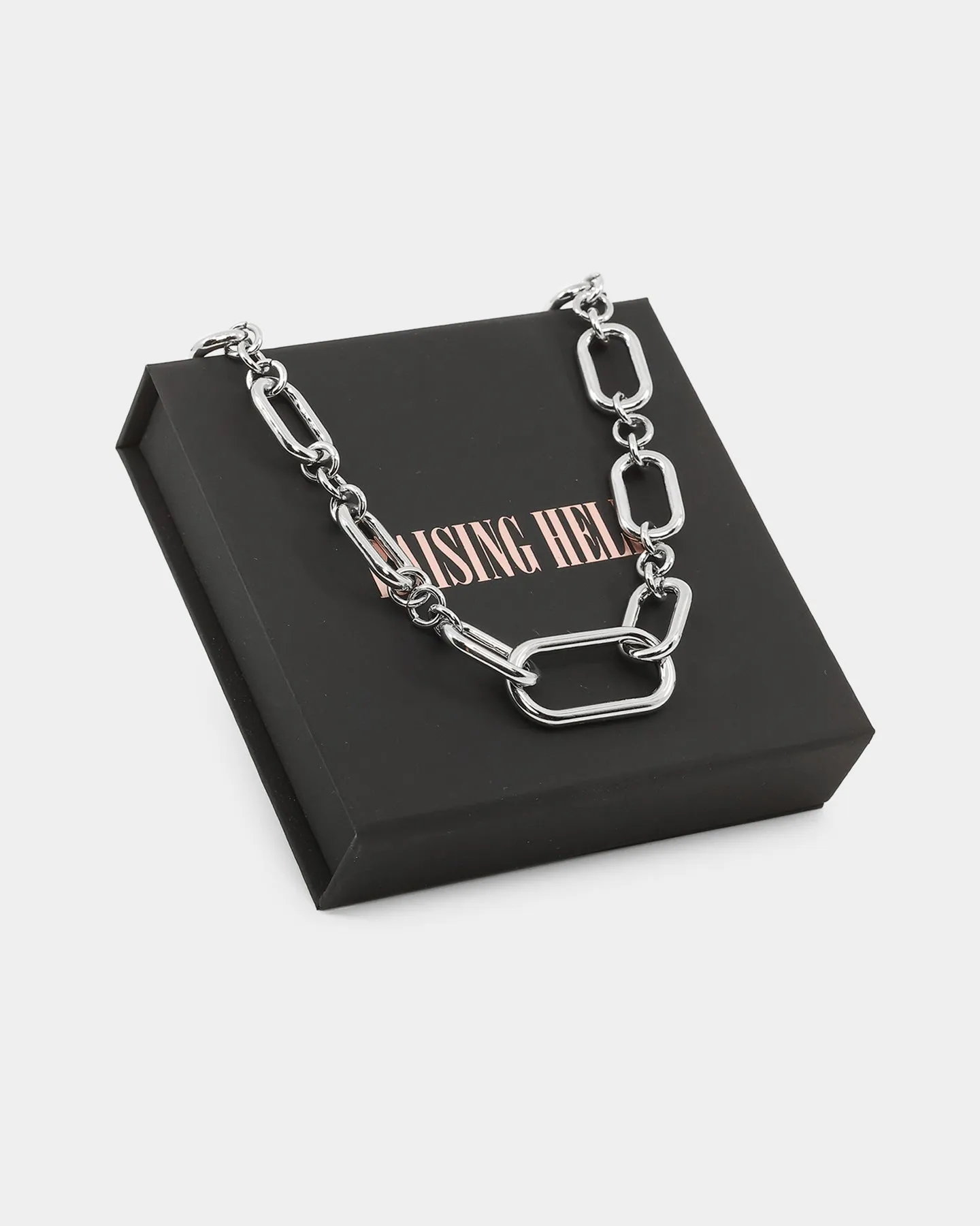 Raising Hell Women's Thick Link Chain White Gold sold by Culture Kings product image thumbnail 4