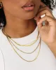 Raising Hell Women's Snake and Figaro Chain Set Gold sold by Culture Kings