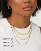 Raising Hell Women's Snake and Figaro Chain Set Gold sold by Culture Kings